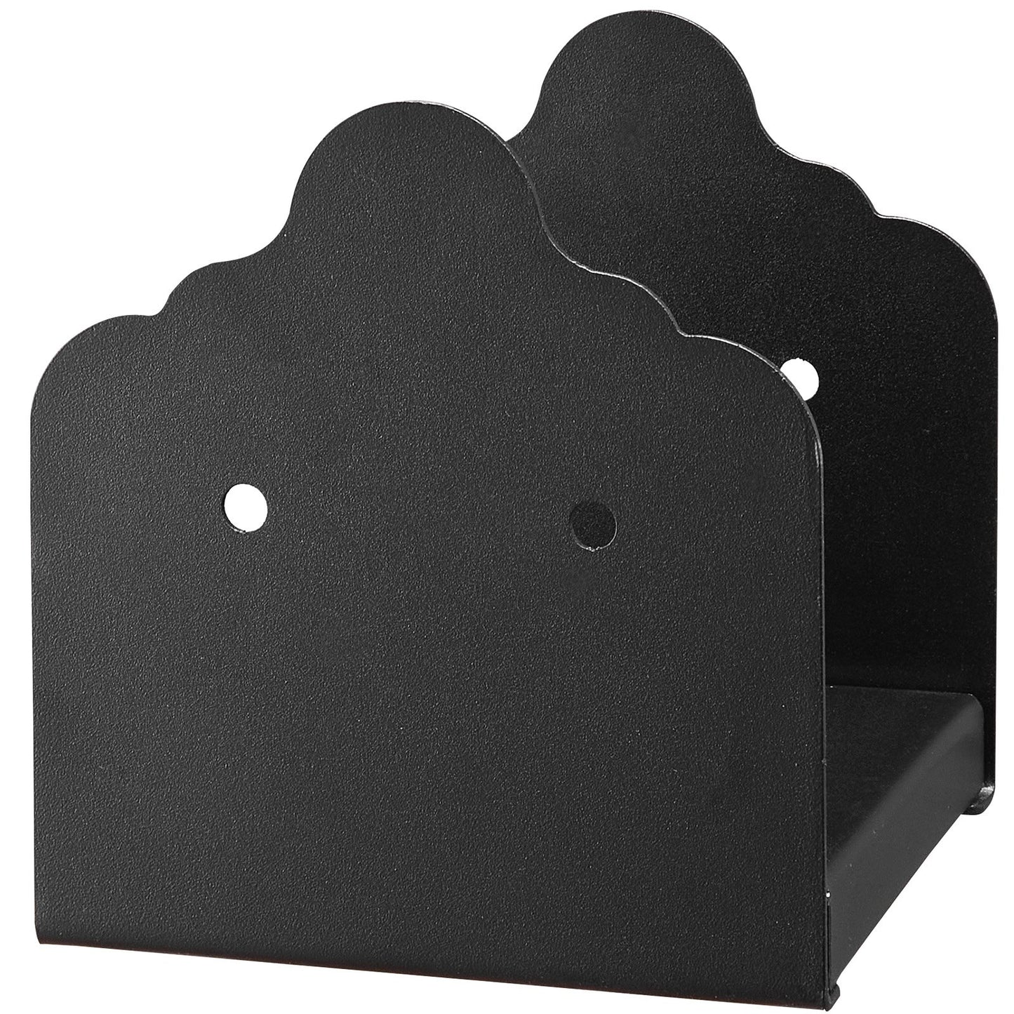 6x6 Post Base 2 Pcs, Inner Size 5.9x5.55 inch / 150x141 mm Post Brackets, Heavy Duty Carbon Steel Decking Posts, Wood Posts Brackets for Pavilion Deck Railing Support Deck Base Plate, Black