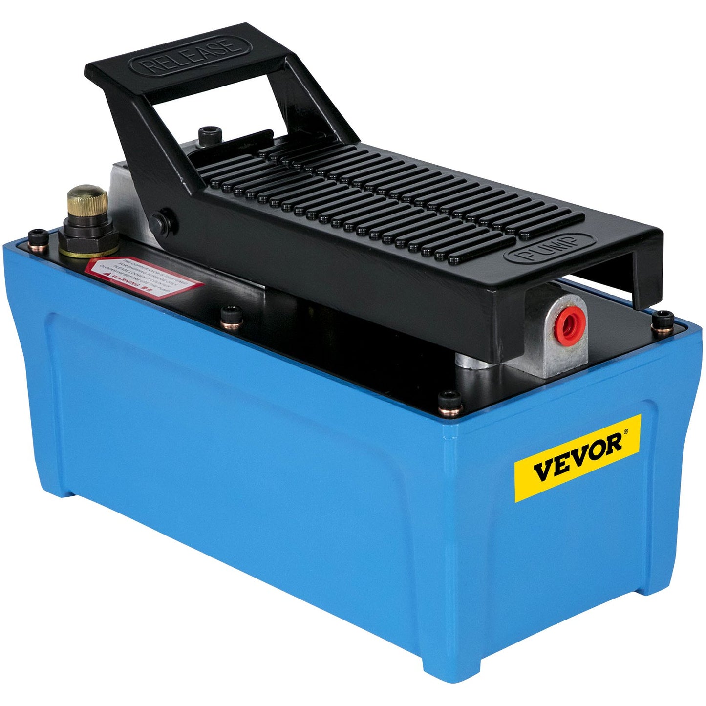 Air Hydraulic Pump Power Pack Unit 10,000 PSI 1687.8 cm³ Cap Heavy-duty All Metal Construction Air Hydraulic Foot Pump