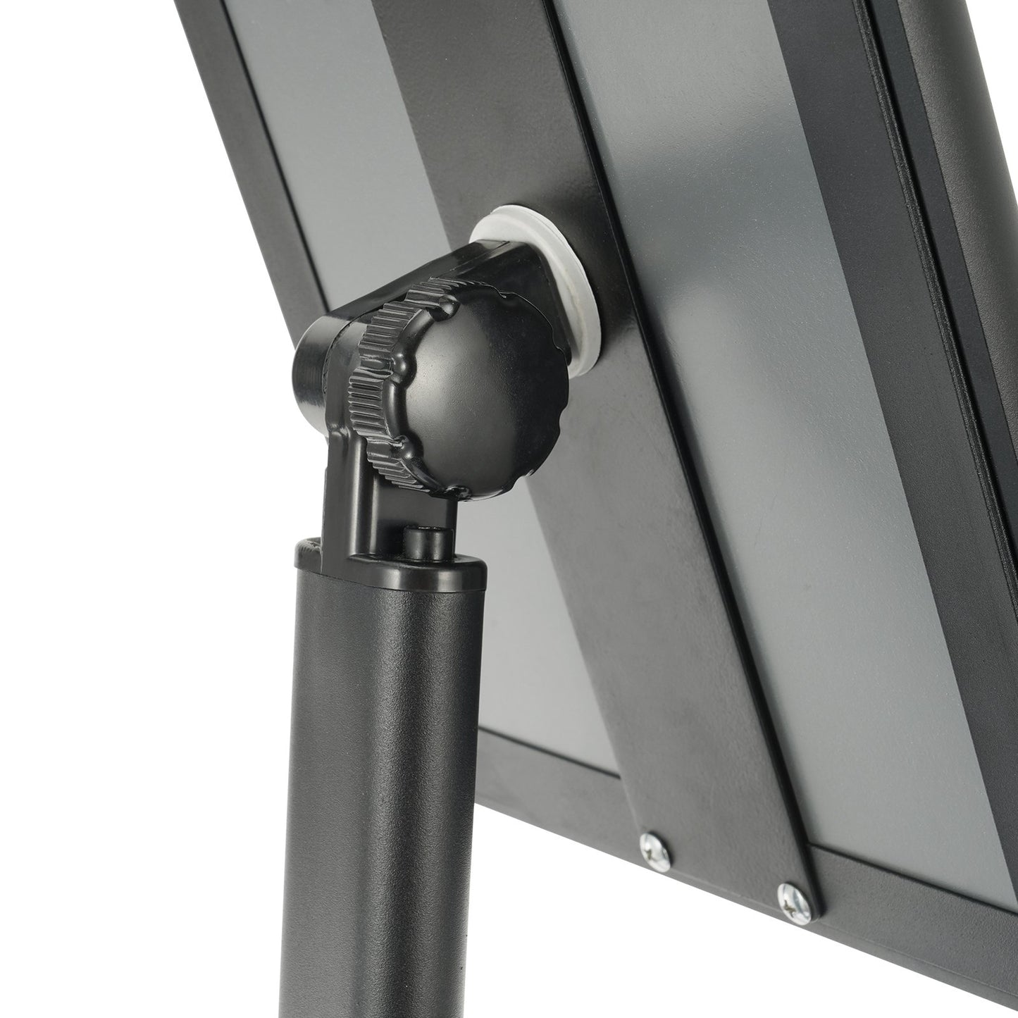 Pedestal Sign Holder, 11 x 17 Inch Vertical and Horizontal Adjustable Poster Stand, Heavy-Duty Floor Standing Sign Holder with Metal Base for Display, Advertisement, and Outdoor, Black