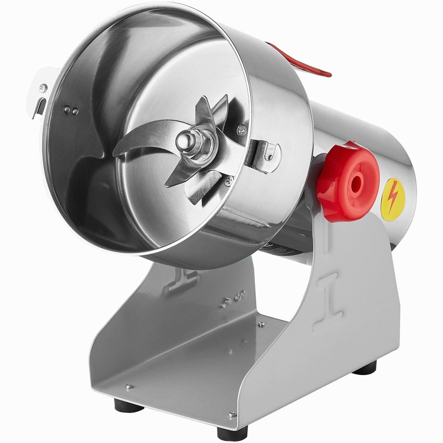 Elektrische Getreidemühle (1000 g), Hochgeschwindigkeits-Gewürzmühle (3000 W), Pulverisiermaschine aus Edelstahl für trockene Körner, Gewürze, Getreide, Kaffee, Mais, Pfeffer, Schwenkmechanismus