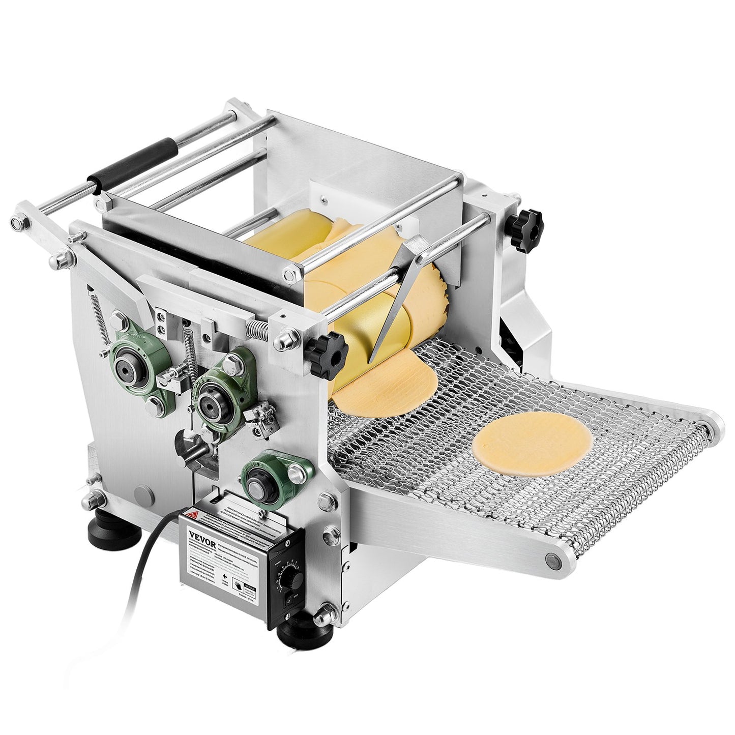 Elektrische Tortillamaschine, 14 cm Durchmesser, automatische Maistortillamaschine mit Antihaftbeschichtung, elektrische Chapati-Maschine, geeignet für die Herstellung von Sopes, Gorditas, Roti, Pita, Tortilla und Pizza