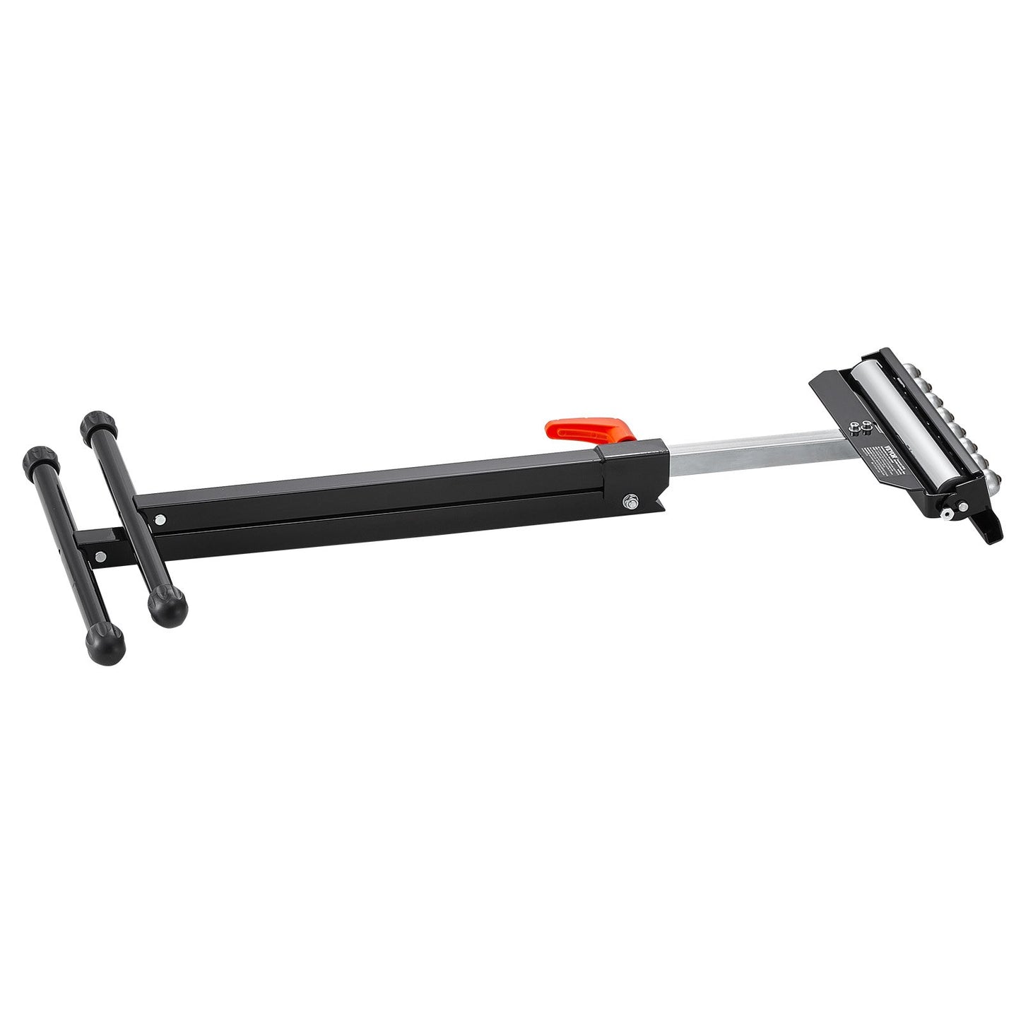 Rollenständer, Tragkraft 136 kg, höhenverstellbar von 68 bis 108 cm, klappbar, robust, mit poliertem, multidirektionalem 29,2 cm Rollenkopf, zur Verlängerung des Auslaufs von Tischkreissägen für die Holzbearbeitung.