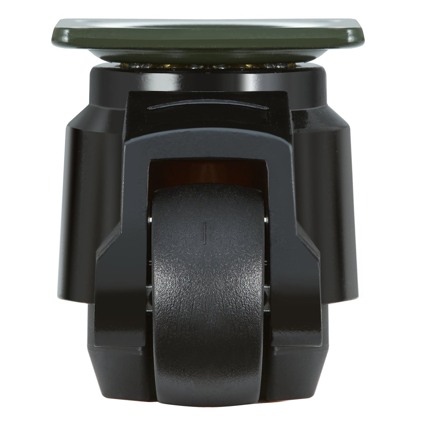 Leveling Casters, Set of 4, 499 kg Total Load Capacity, 5.1 cm, Heavy Duty with Upgraded Handle Design, 360 Degree Swivel Caster Wheels, Adjustable Casters with Feet for Workbench, Machine