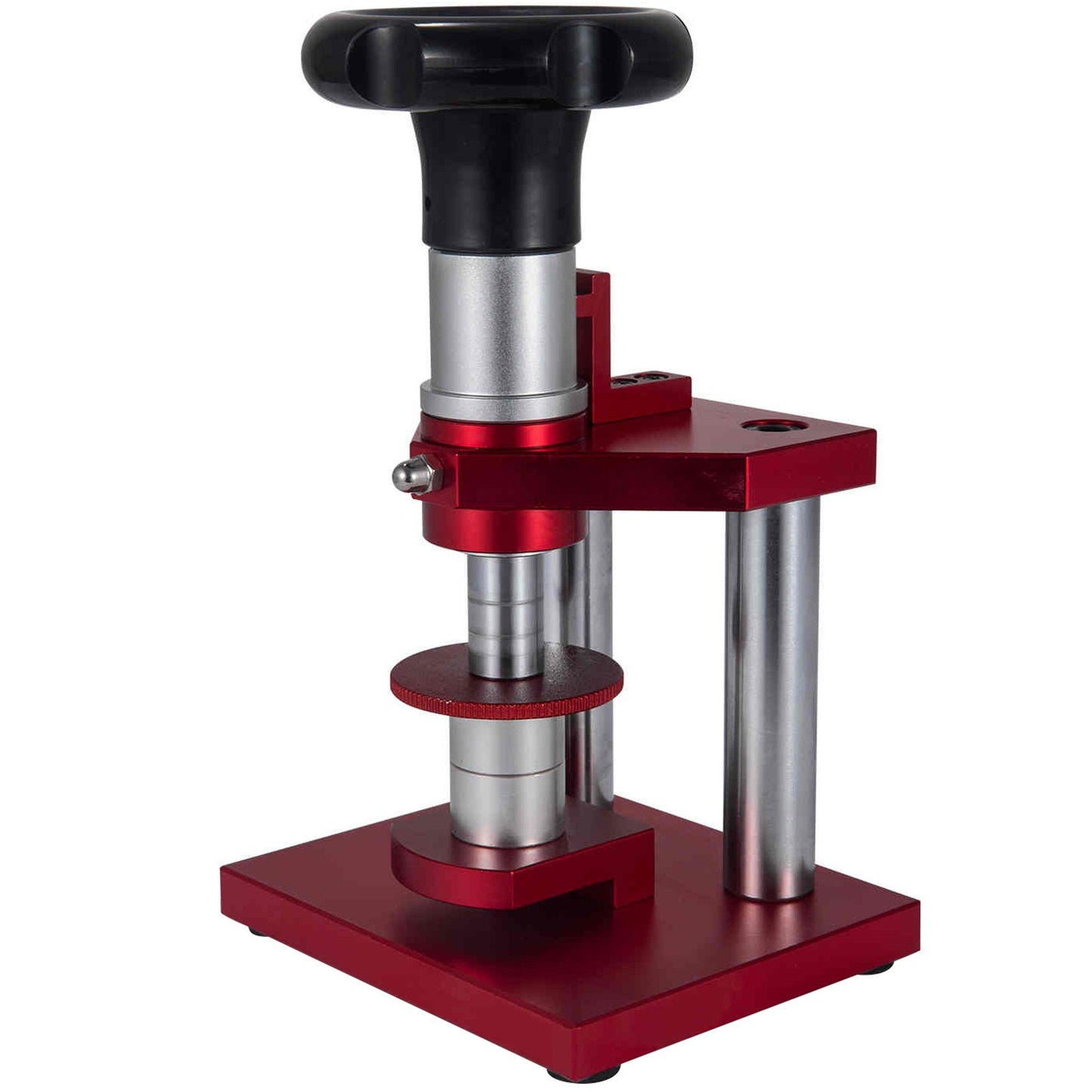 20,3 cm Kristalllünette, Gehäuseboden-Druckmechanismus, Uhrengehäuseöffner, Uhrwerkhalter, große Dichtung