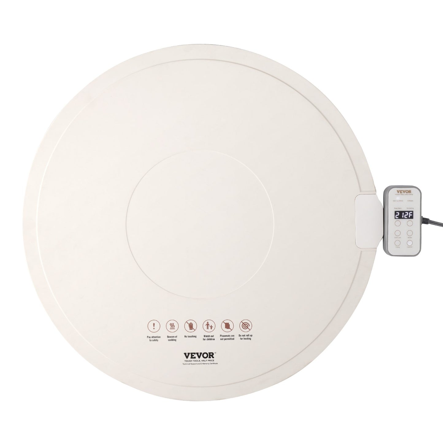 Electric Warming Tray, Food Warming Mat for Buffet, Rollable & Portable Silicone Food Warmer with 4 Adjustable Temperature Settings, Auto Shut-Off & Child Lock, Perfect for Parties, Catering