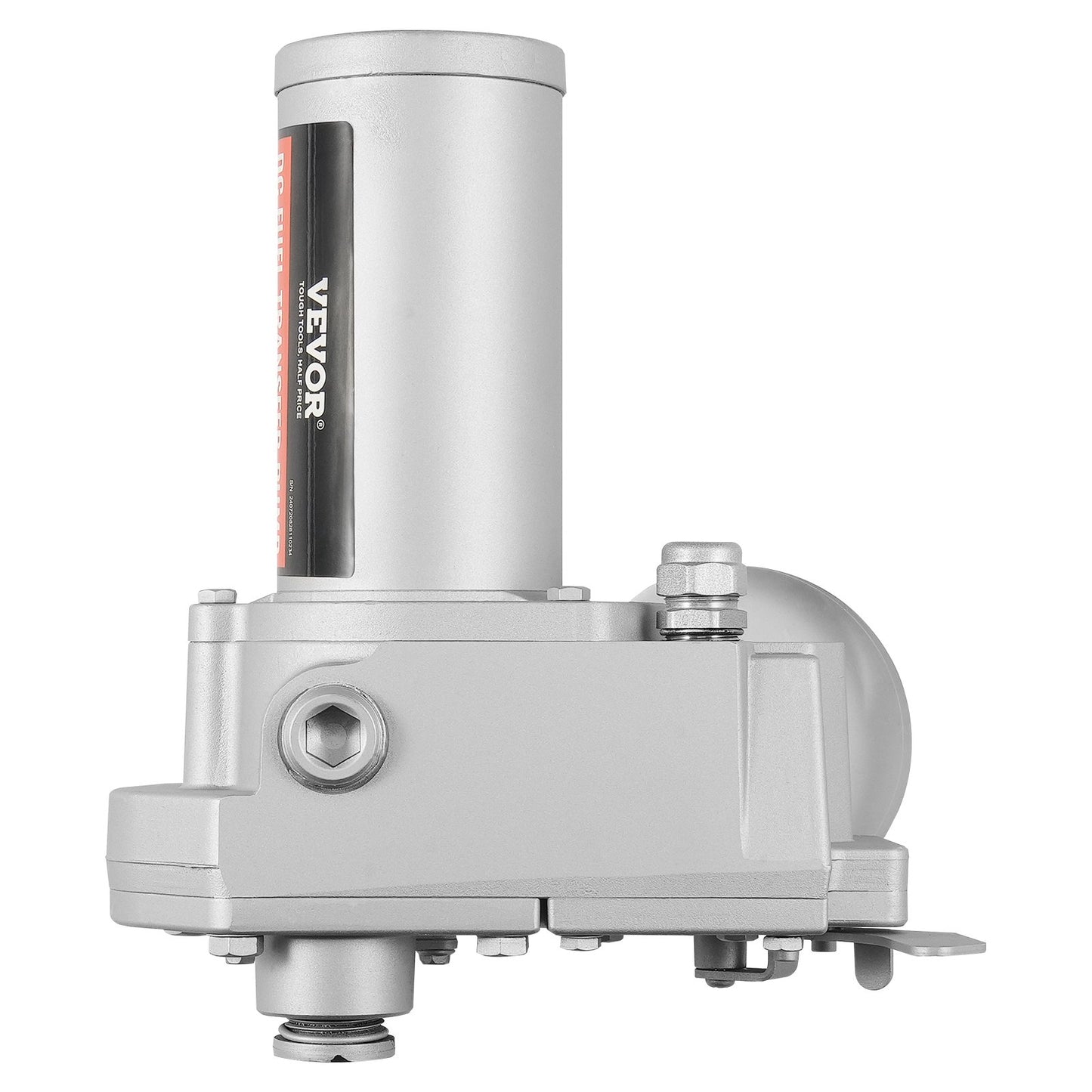 Fuel Transfer Pump, 12V DC 57L/min(15 GPM) 149W(1/5 HP), Gear-Type Electric Diesel Transfer Pump with Auto Shut-Off Fuel Nozzle, Long Inlet & Outlet Hose for Gasoline, Diesel, Kerosene, Ethanol Blends