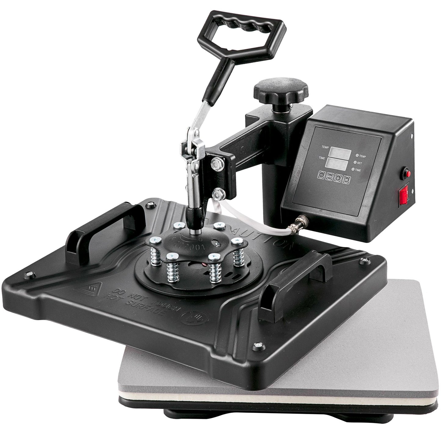 VEV 5-in-1-Heißpresse (38 x 30 cm) – Multifunktionale Transferpresse für T-Shirts, Tassen, Hüte und Teller
