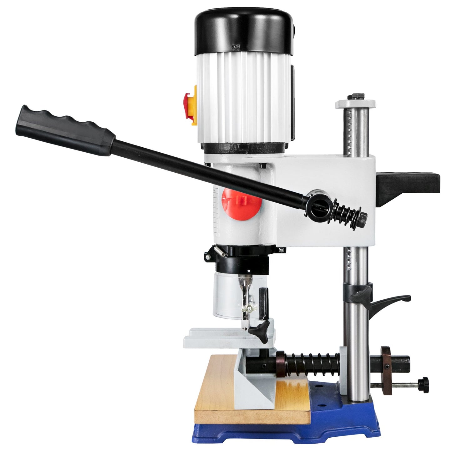 Bench Morticer 373 W(1/2 HP) 1400RPM Benchtop Drill Presses 27 kg(60 Pounds) Weigh Benchtop Mortising Machine 13mm Chuck Capacity For Internal grinding Metal Drilling Cutting Wooden Mortises