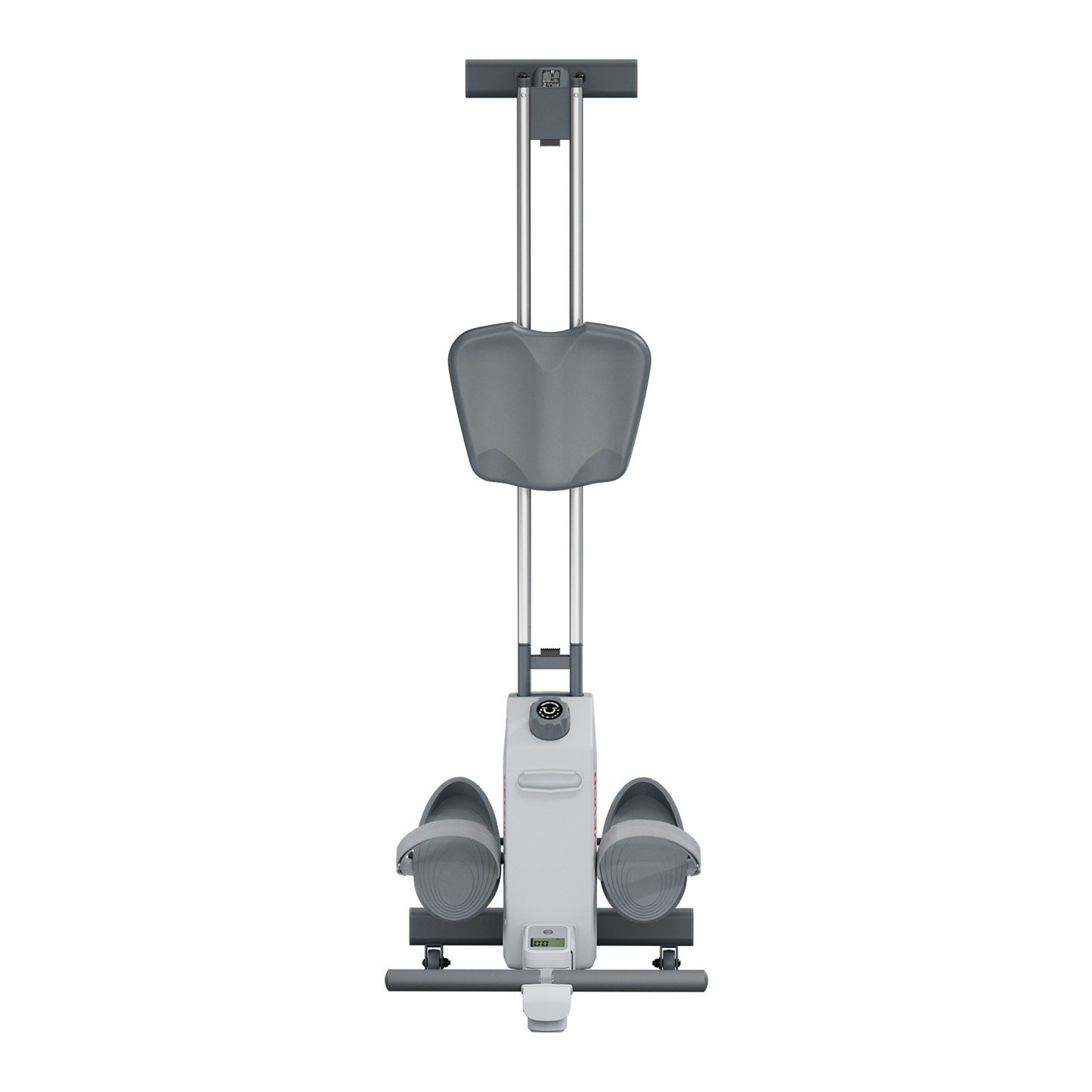 Magnetisches Rudergerät, 16-stufig einstellbarer, leiser Widerstand, klappbar, für Zuhause, bis 158 kg Belastbarkeit, mit Doppel-Gleitschiene, Bluetooth-App-kompatibel und LCD-Monitor