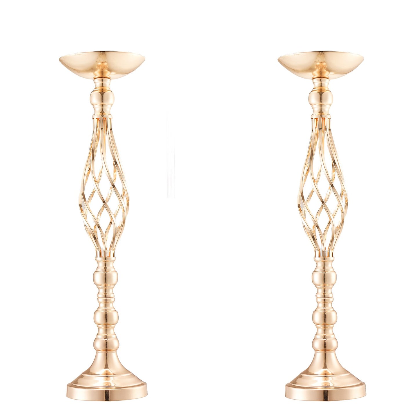 20 Stück 58 cm hohe Hochzeitsblumenvasen, Tischdekoration aus Metall, goldene Blumenständer für Hochzeitsdinner, Jubiläumsfeiern und Geburtstagsveranstaltungen