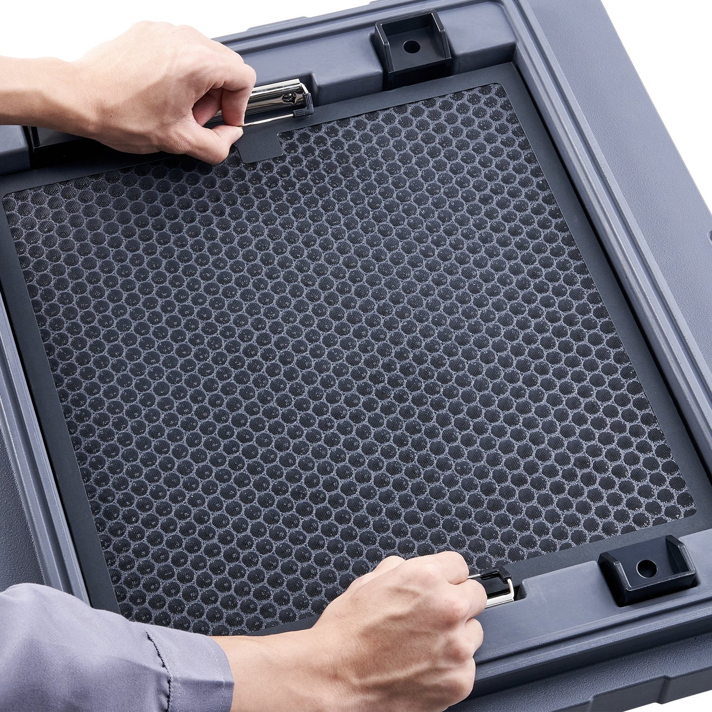 Aktivkohlefilter, 3er-Pack, 40 x 40 cm (15,7'' x 15,7''), hocheffiziente Filter der Stufe 2, kompatibel mit BlueDri & Scrubber, Luftreinigern und Geräten zur Wasserschadenbeseitigung