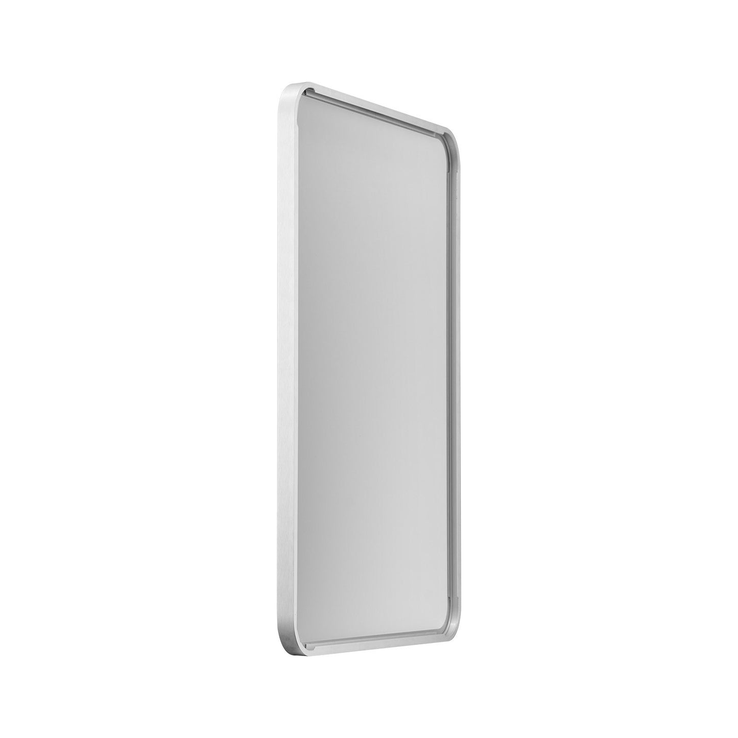 Wall Mounted Makeup Mirror, 0.15" Thick, 22" x 30" Mirror with Aluminium Alloy Frame & Explosion-Proof Film, Scratch-Resistant Mirror with Z-Shaped Bracket, Fit for Bathroom/Bedroom/Living Room