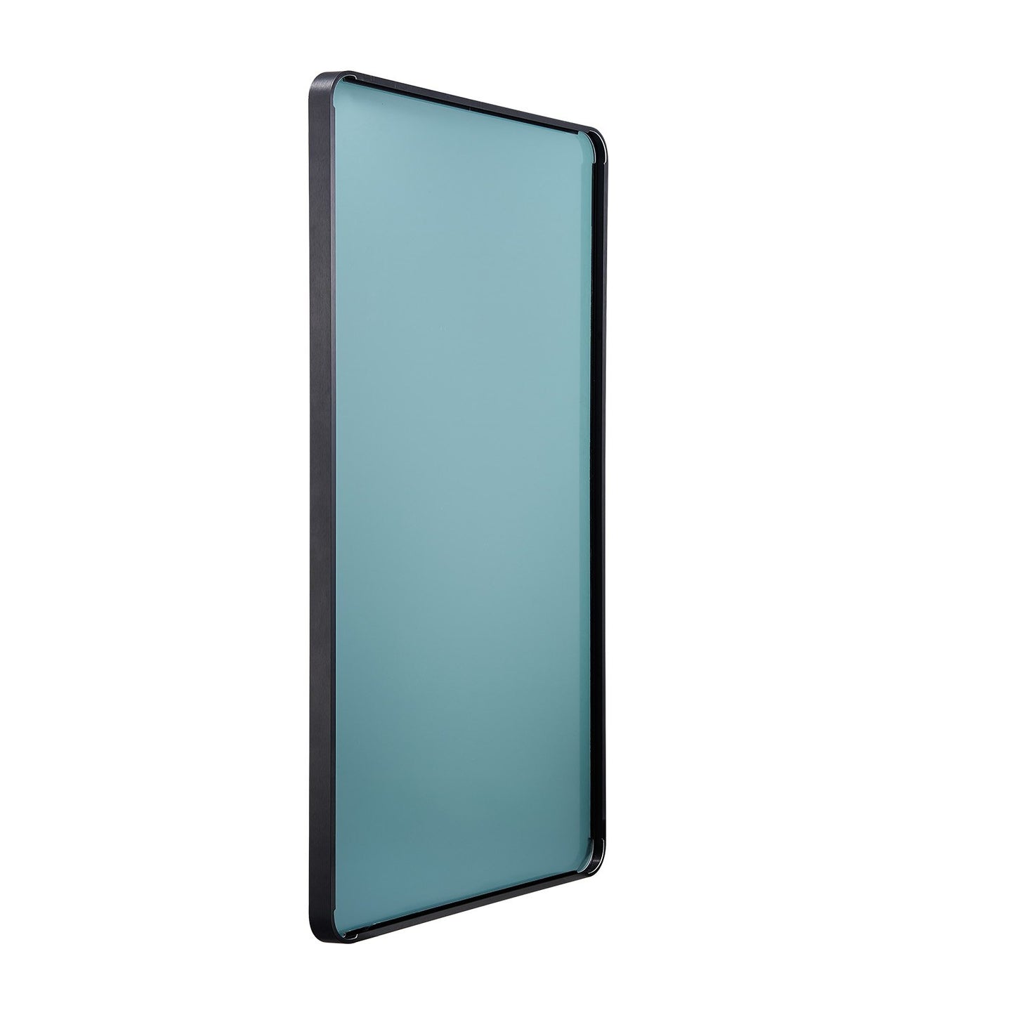 Wall Mounted Makeup Mirror, 0.15" Thick, 36" x 72" Mirror with Aluminium Alloy Frame & Explosion-Proof Film, Scratch-Resistant Mirror with Z-Shaped Bracket, Fit for Bathroom/Bedroom/Living Room