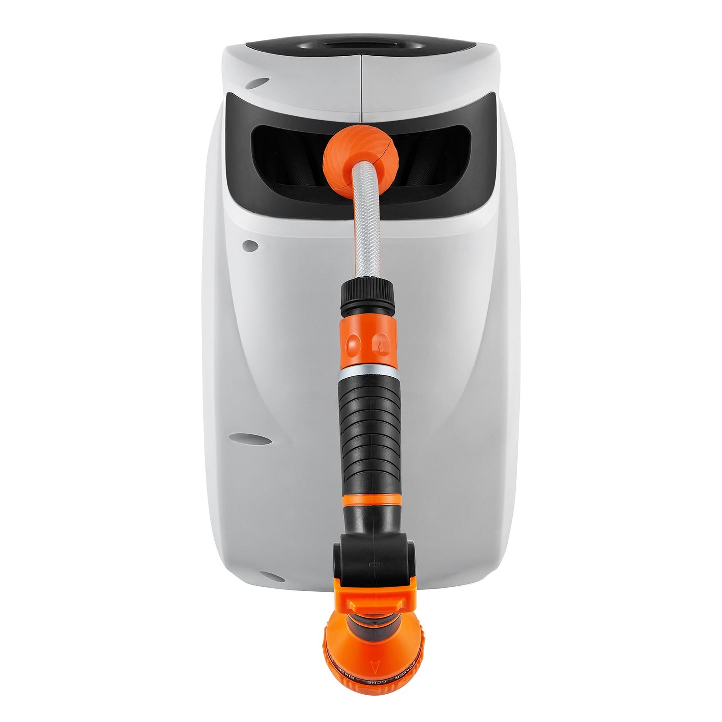 Einziehbare Schlauchtrommel, Wasserschlauchtrommel 25 m x 1,3 cm, 180° schwenkbar, Wandmontage