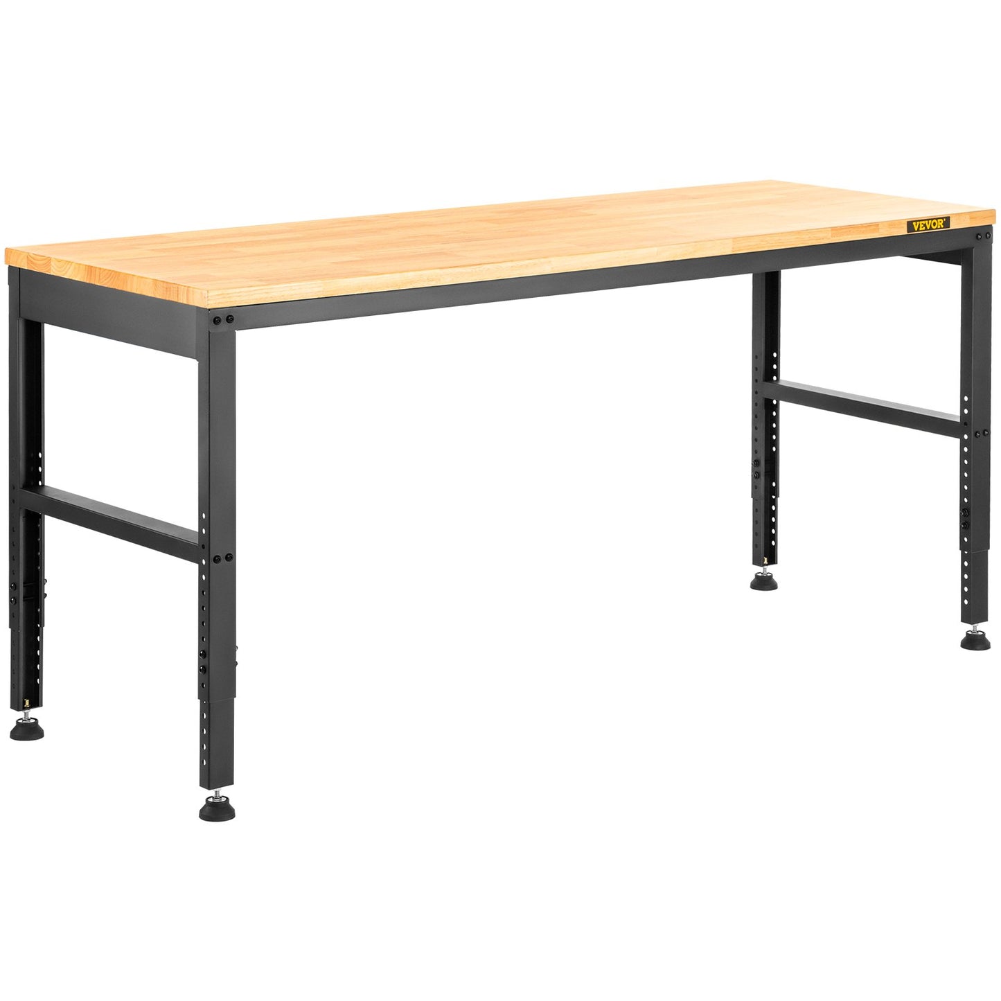 Adjustable Height Workbench 121.9 cm L x 50.8 cm W Work Bench Table with Power Outlet