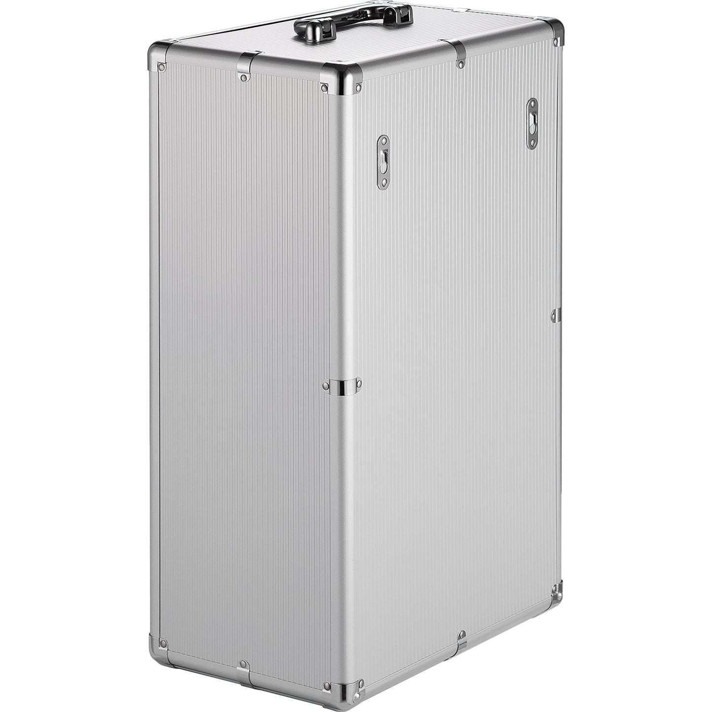 Cell Phone Storage Cabinet, 36 Slots, Aluminum Alloy Pocket Chart Storage Locker Box with Portable Handle, Key Lock & Handwritten Tags, Wall Mounted for Classroom, Office, Gym