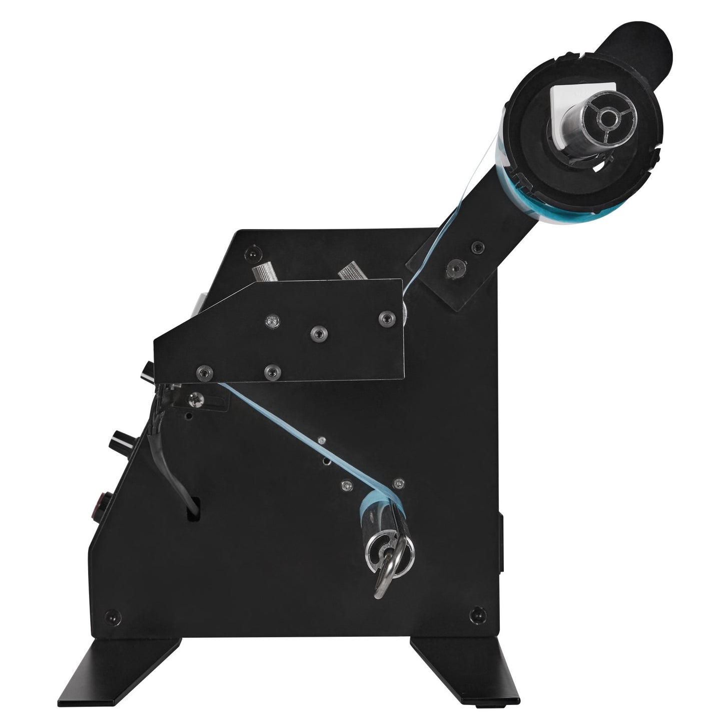 Automatischer Etikettenspender, Breite 15–125 mm, Länge 3–150 mm, automatische Etikettenabstreif- und -trennmaschine, Etikettiergeschwindigkeit einstellbar, automatische Zählung 0–999999