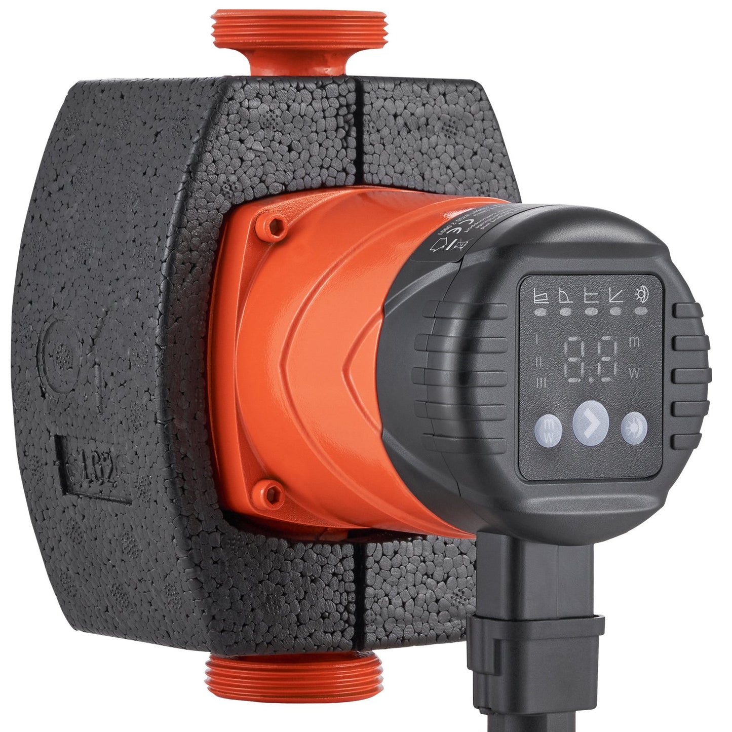 LPS25-6BP-180 Warmwasser-Umwälzpumpe, 220 V, 45 W, 60 l/min, Hocheffizienz-Umwälzpumpe, EMC automatische Wasserumwälzpumpe, 38 mm (1,5") NPT-Gewinde, Umwälzpumpe für Warmwasserbereiter