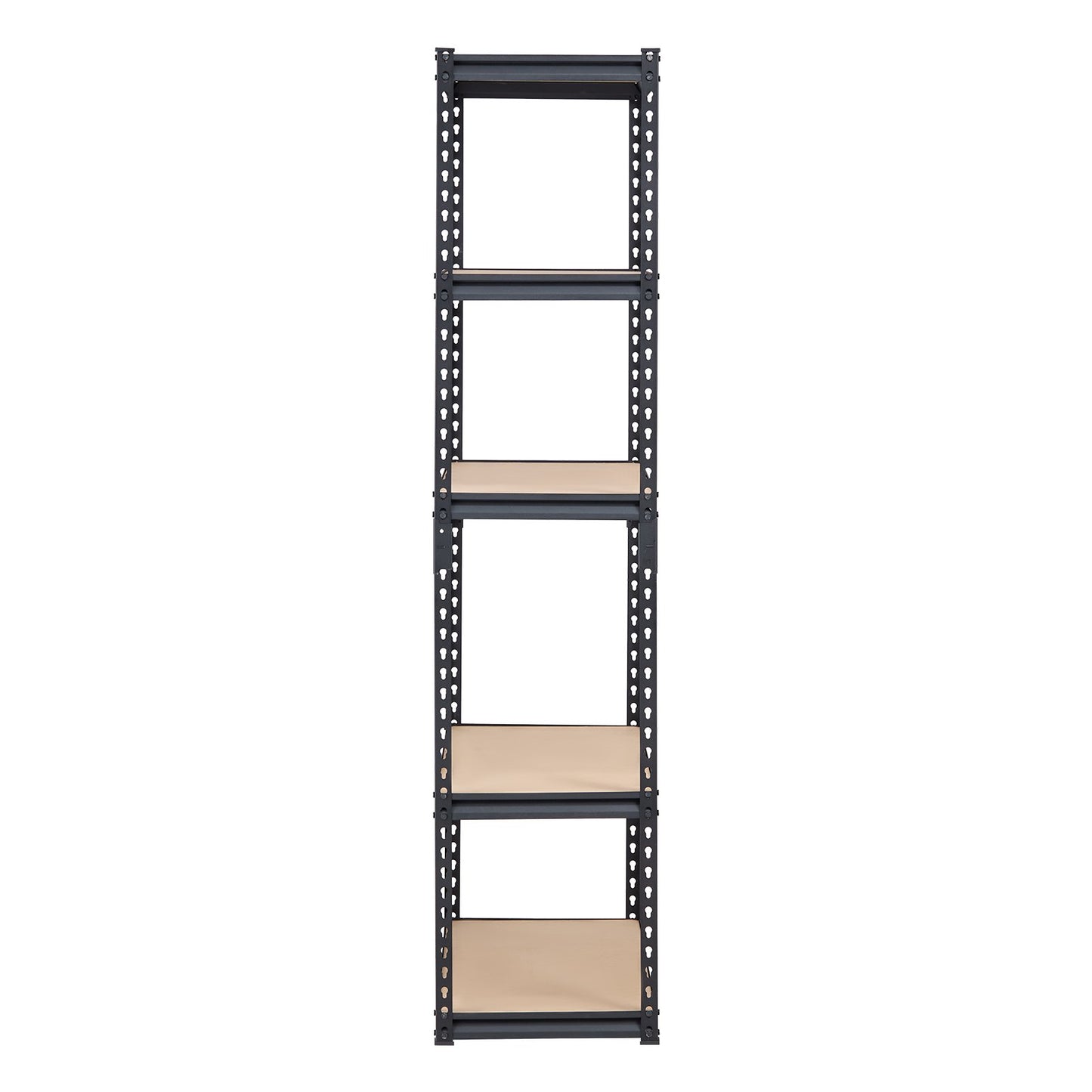 Storage Shelves, 2000 lbs, 5 Tier Garage Storage Shelving, 16" D x 36" W x 71.4" H Adjustable Metal Shelves for Garage Shelves Utility Rack Shelf, Ideal for Kitchen, Warehouse, Basement, Black