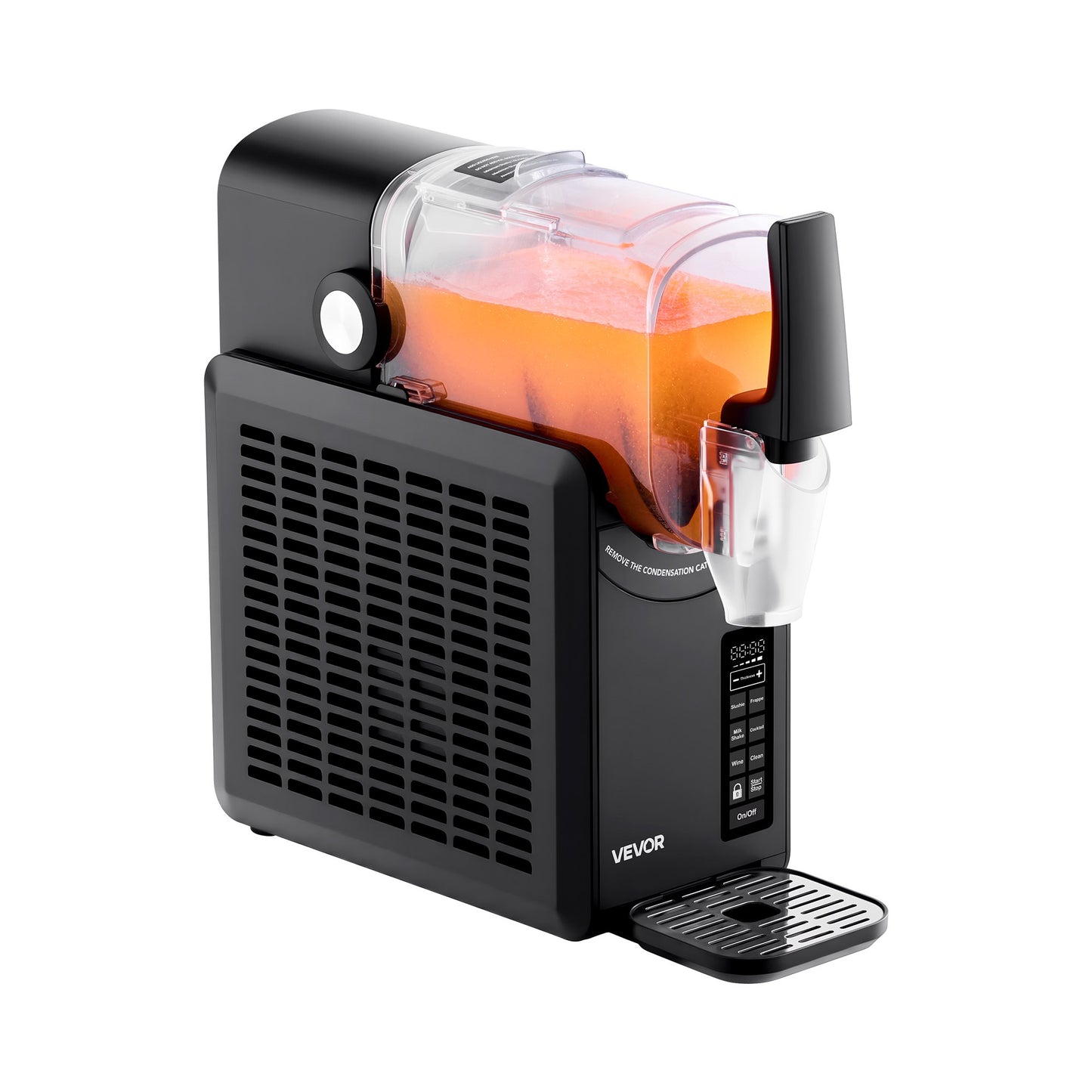 Slush-Eis-Maschine, 2,6 l / 88 oz, kein Eis erforderlich, Slush-Eis-Maschine für Zuhause, Zubereitung von gefrorenen Getränken mit 5 voreingestellten Programmen, Margarita-Maschine mit Selbstreinigung, Frozen Margaritas, Frappés, Milchshakes und mehr