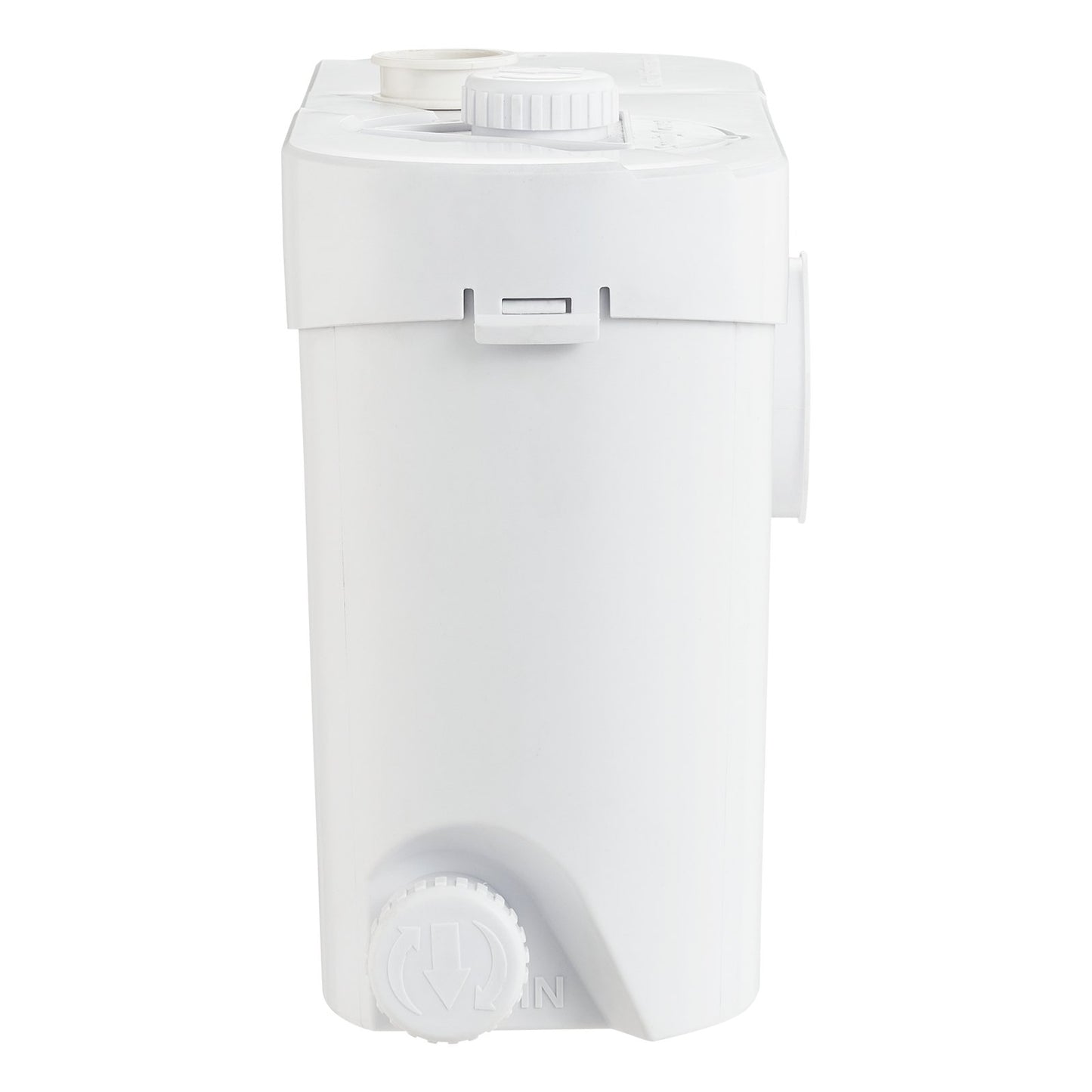 Fäkalienhebeanlage, 700 W, 9600 l/h Förderleistung, 10 m Förderhöhe, Fäkalienhebeanlage mit 3 Wasseranschlüssen für Toilette, Keller, Küche, Waschbecken, Dusche und Badewanne, Abwasserentsorgungs-Spülvorrichtung