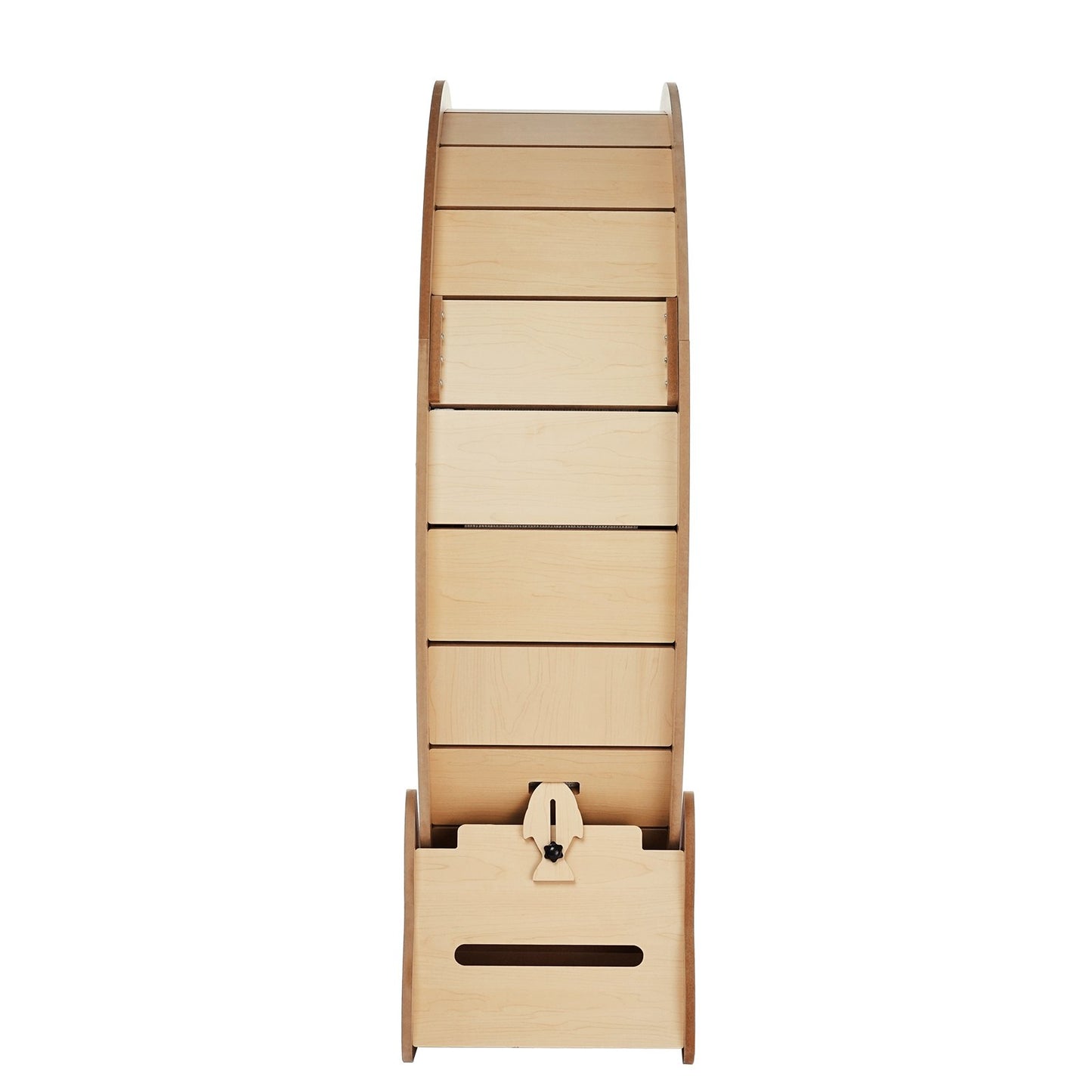 Laufrad aus Holz für Katzen, 110 cm (43,3 Zoll) großes Laufrad für Wohnungskatzen, mit abnehmbarem Teppich und Spielzeug zum Laufen, Spazierengehen und Trainieren, geeignet für die meisten Katzen, gelb