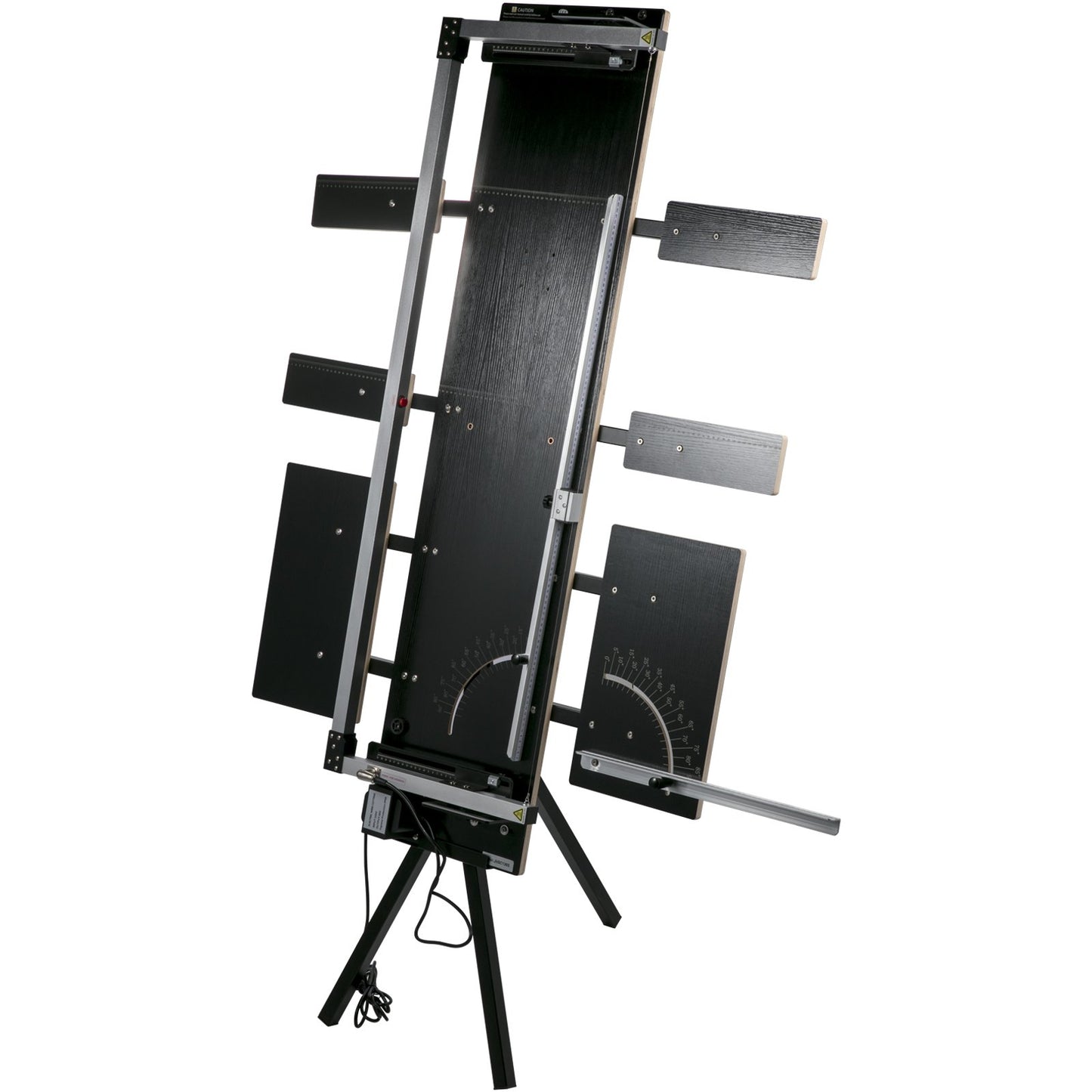 Styrofoam Cutting Machine 42cm Max. Cut Thickness Foam Cutter 127cm Max. Length Hot Wire Foam Cutter 0-90° Styrofoam Cutter Six Heating Wires with Stand Lateral Plate for Cutting Foam Pearl Cott