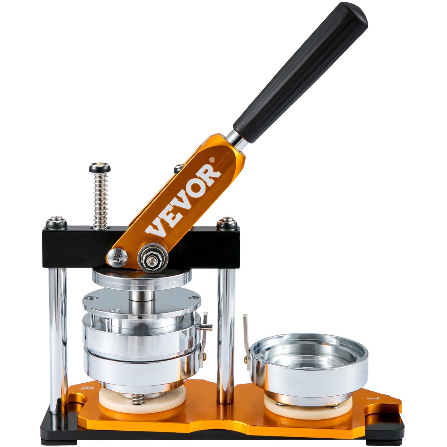 Buttonmaschine, 75-mm-Stanzpresse, Bastelset für Kinder, Anstecknadel-Set mit 500 Buttonteilen, Kreisschneider und Zauberbuch