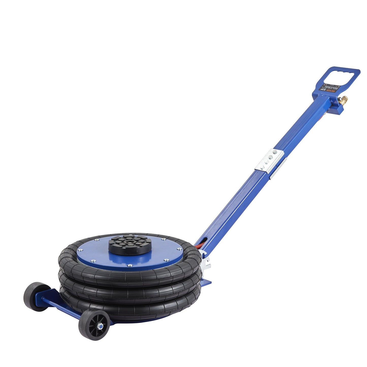 Air Jack, 5 Ton/11000 lbs Triple Bag Air Jack, Airbag Jack with Six Steel Pipes, Lift up to 18.5 inch/470 mm, 3-5 s Fast Lifting Pneumatic Jack, with Adjustable Handle for Car, Garage, Repair