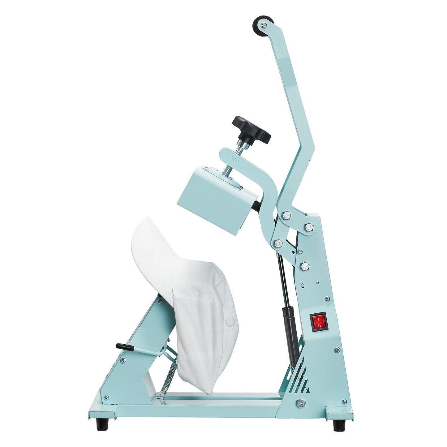 Mützen-Transferpresse mit 2 austauschbaren Heizplatten, präziser Temperatur- und Zeitsteuerung, geeignet für Bügelfolien und Sublimationsprojekte, für Mützen, Stirnbänder, Manschetten, Gesichtsmasken, Grün