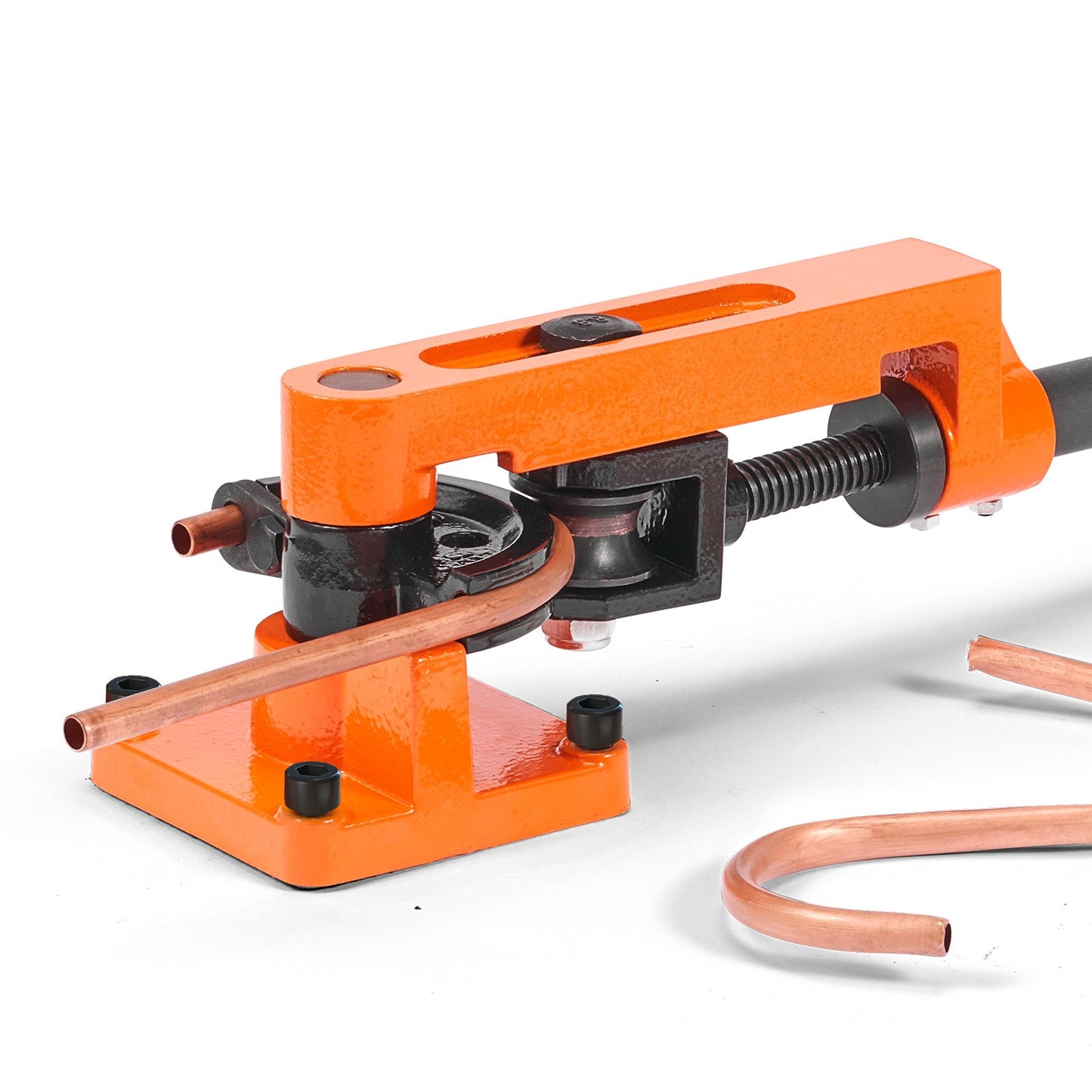 Rohrbiegegerät, manuell, 9,5 mm bis 25,4 mm Außendurchmesser, mit 7 Biegebacken, 180°-Biegewerkzeug für Kupfer- und Aluminiumrohre, geeignet für Klimaanlagen, Kühlschränke und Autoreparaturen