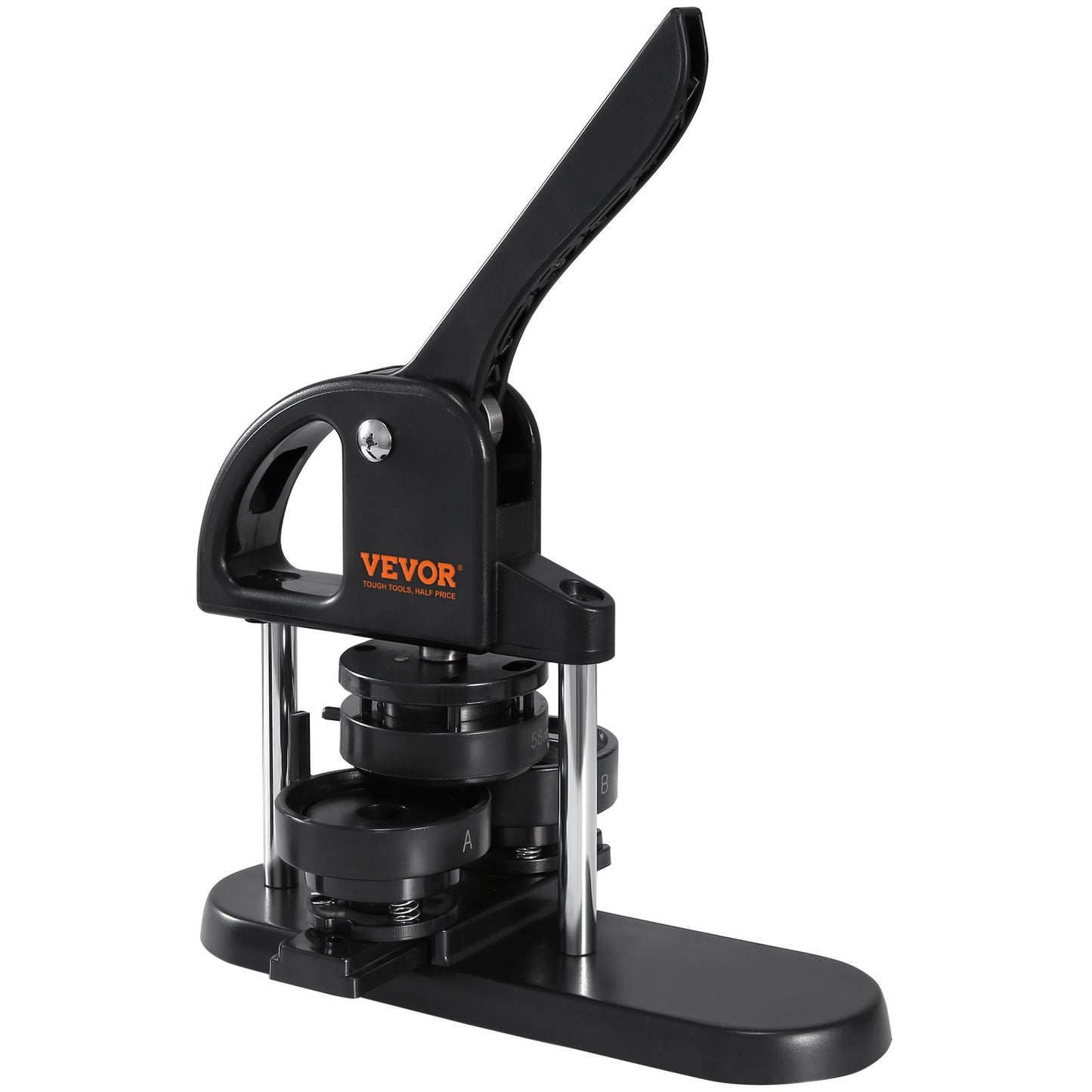 Buttonmaschine, 1/1,25/2,28 Zoll (25/32/58 mm) 3-in-1-Pin-Maschine, Installationsfreies Abzeichen-Stanzpressen-Set, Zubehör zur Buttonherstellung mit 300 Buttonteilen, Kreisschneider, Zauberbuch