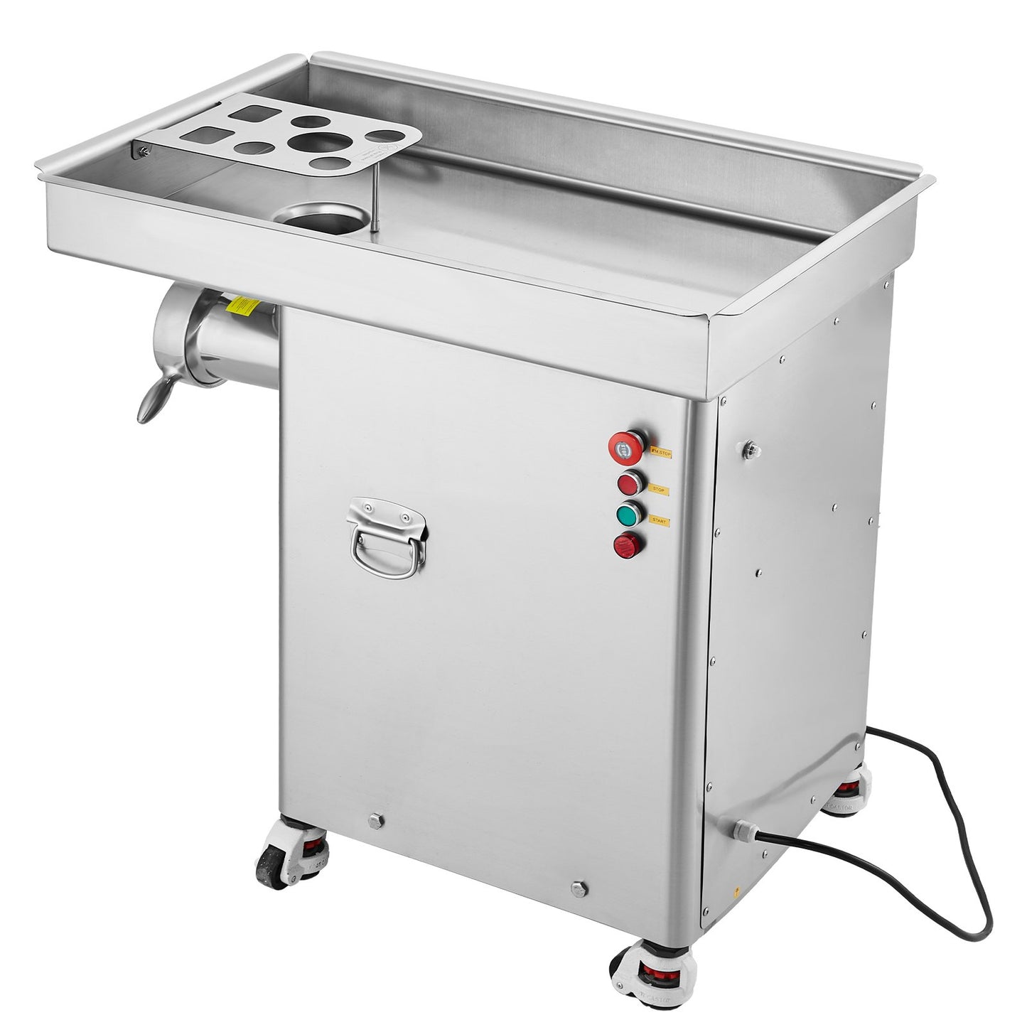 Meat Grinder, 36.7 Lbs/Min Capacity Electric Meat Grinders w/ Blade, Grinding Plate, Sausage Maker, Stainless Steel Commercial Meat Mincer for Kitchen Restaurant Butcher Store