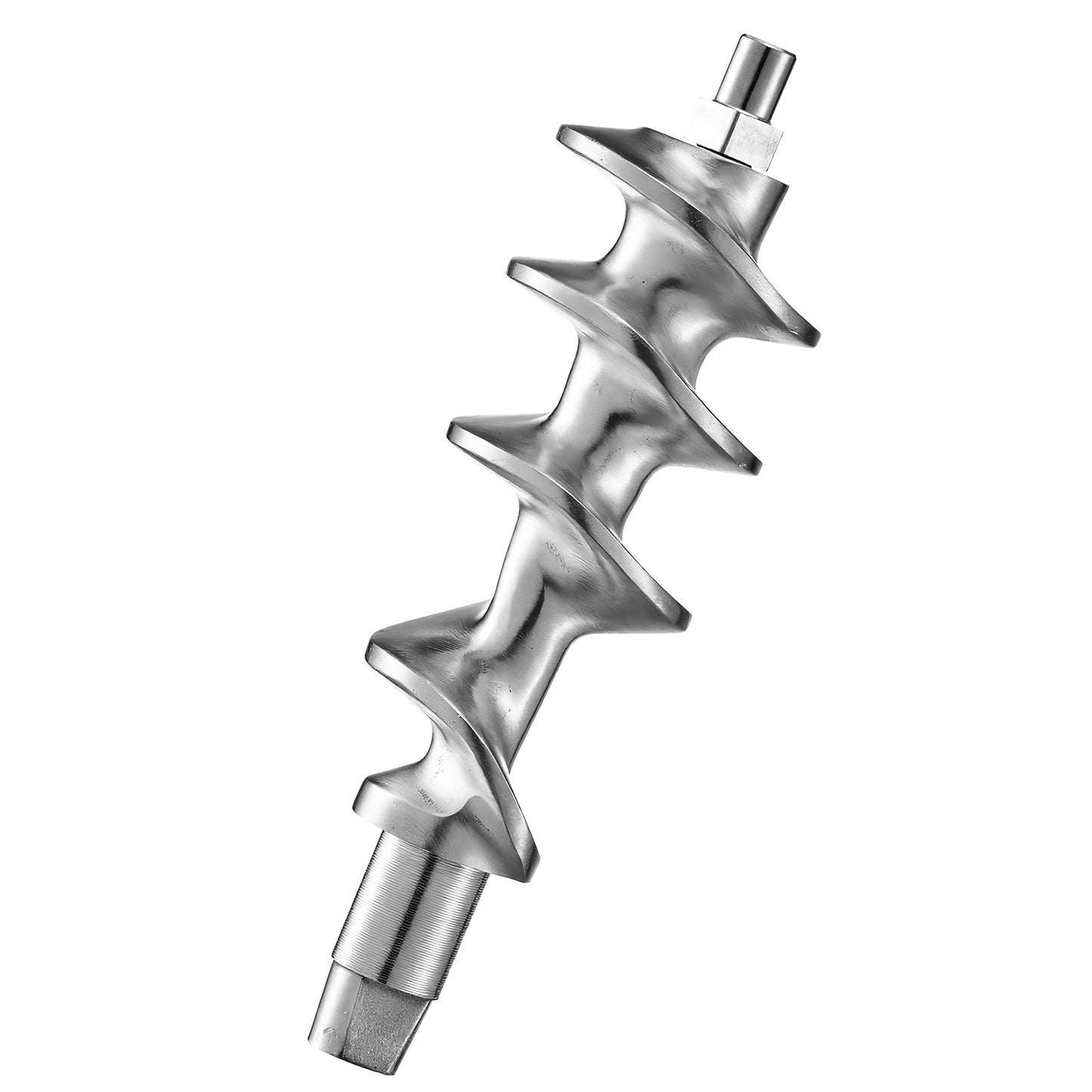 Manueller Fleischwolf, Handfleischwolf aus Edelstahl 304 mit Tischklemme aus Stahl, Fleischwolf und Wurstmaschine mit 1 Schneidmesser, 2 Schneidscheiben und Wurstfüllrohr für Rind-, Schweine-, Paprika- und Pilzfleisch