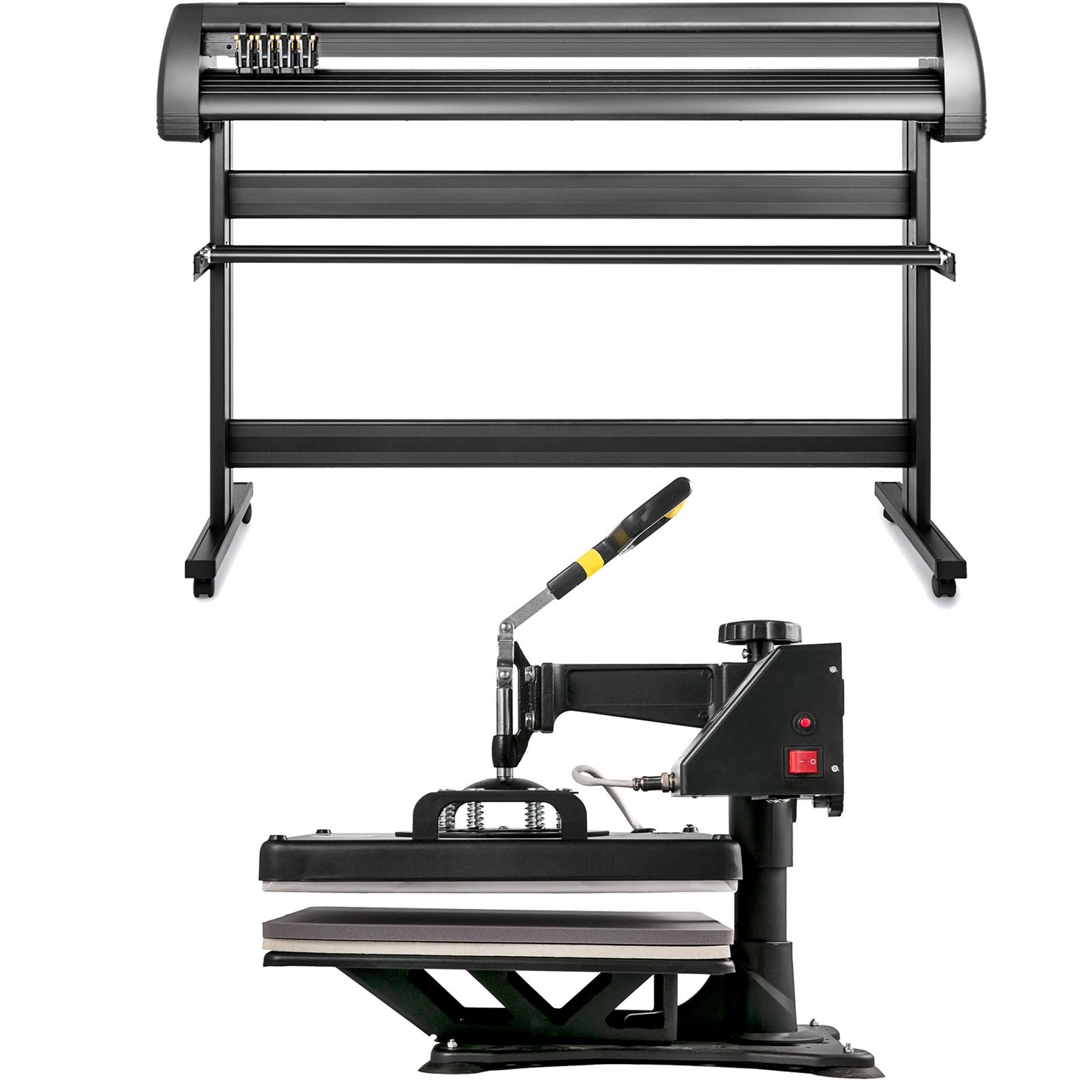 5-in-1-Heißpresse 38,1 x 38,1 cm, Transferkappe 134,6 cm, Vinylschneider-Plotter mit 3 Klingen