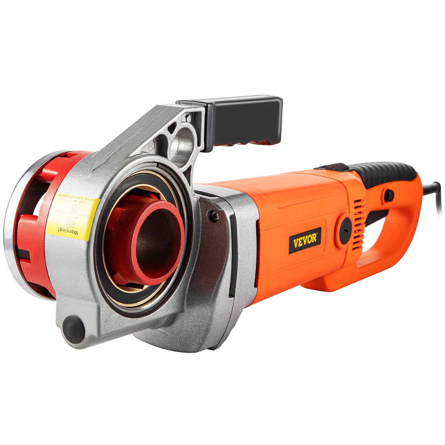 Elektrische Rohrschneidmaschine, 2300 W, robustes Handantriebsset, 220 V, tragbare Rohrschneidmaschine mit 6 Schneideinsätzen (1,27–5,1 cm)