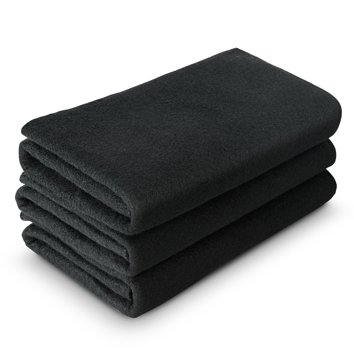 Carbon Felt Welding Blanket 4 Pack, 950 x 910 mm Flame Retardant Welding Blanket, Up To 982℃ Heat Resistant Blanket Set, Cuttable Carbon Fiber Fire Retardant Insulation Welding Mat Pad