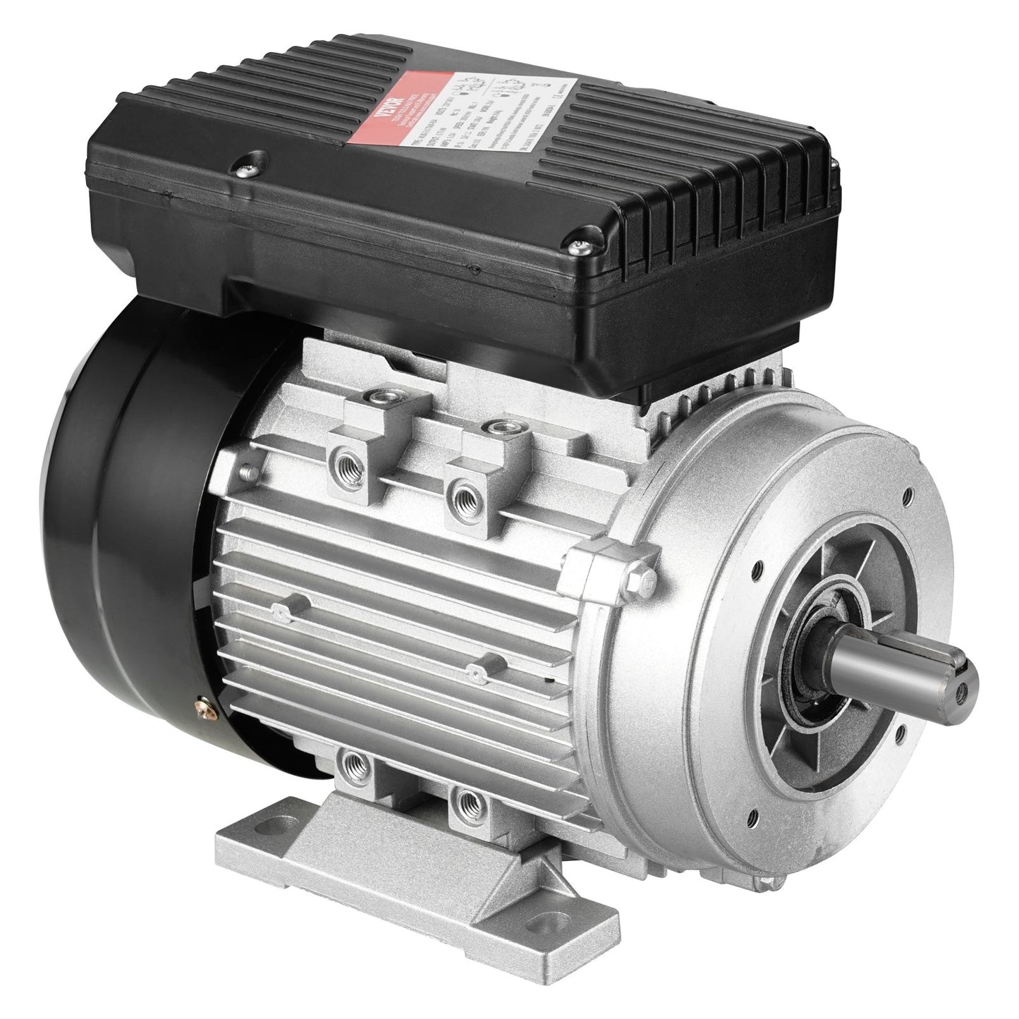 0.75KW Electric Motor 2850 rpm, AC 220~240V 5.15A, 80, B34 Frame, Air Compressor Motor Single Phase, 19mm Keyed Shaft, CW/CCW Rotation for Agricultural Machinery and General Equipment