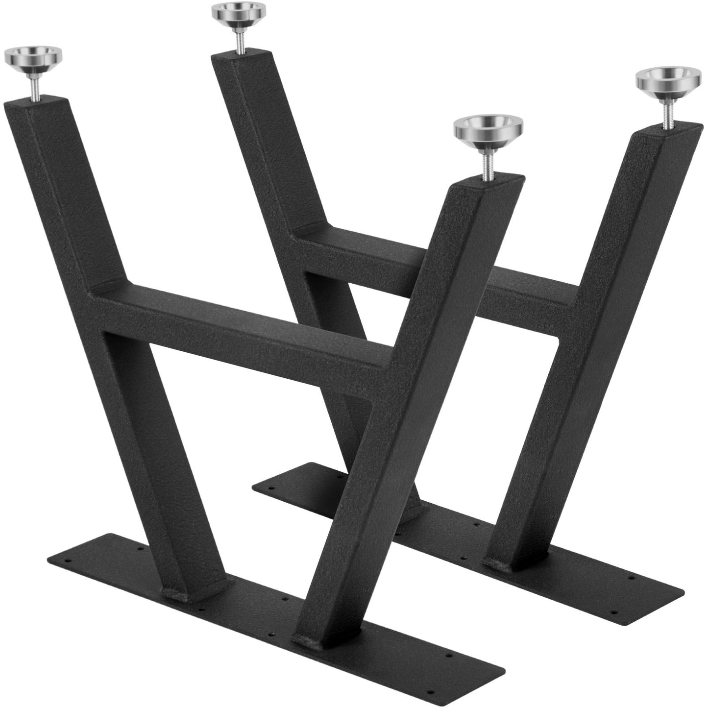Metall-Tischbeine, Esstischbeine, 40,6 x 45 cm, A-förmige Schreibtischbeine, 2er-Set