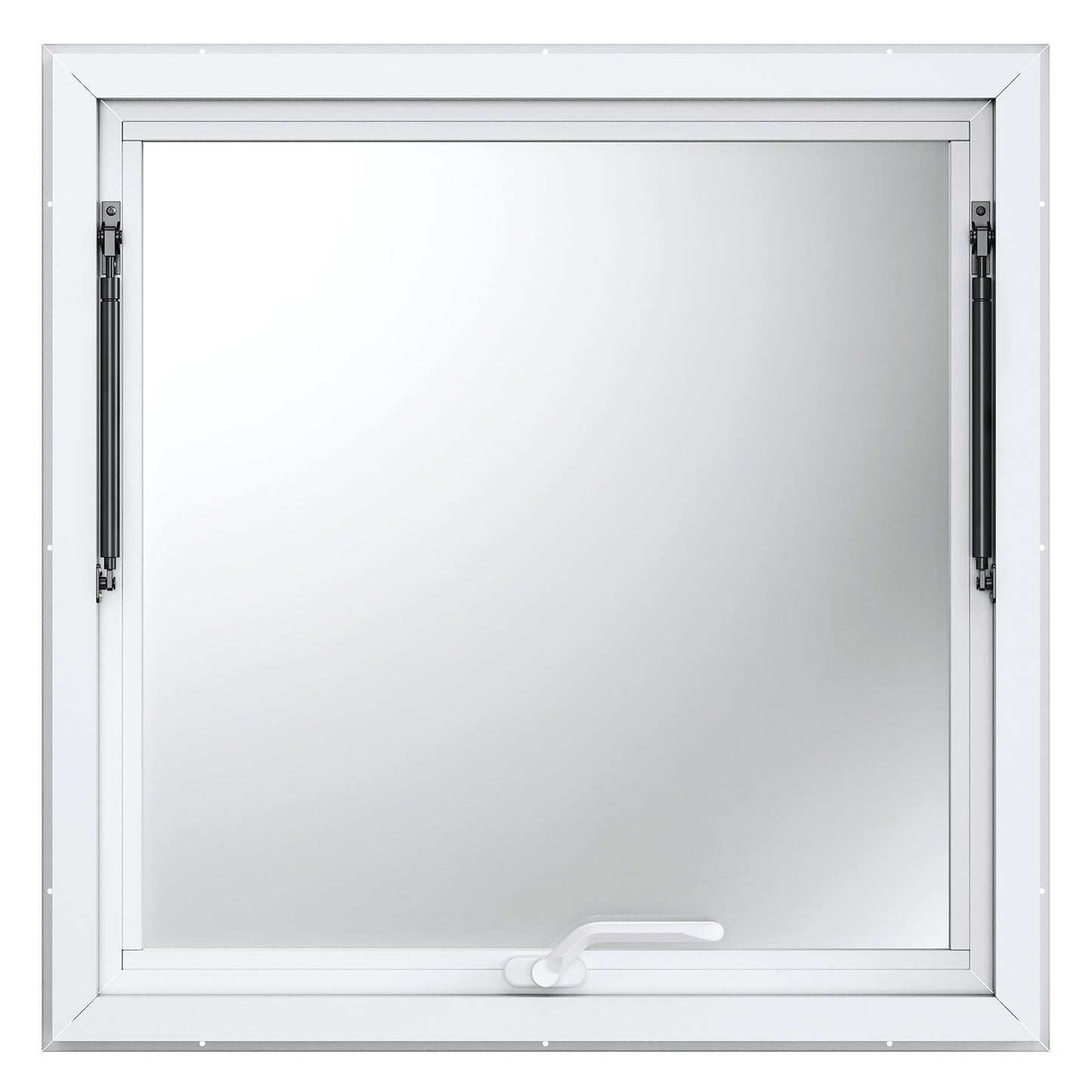 Concession Window for Food Truck, 36"x36" Aluminum Alloy Food Truck Service Window, Up to 85 Degrees Stand Serving Window with Awning Door & Drag Hook, for Food Trucks Concession Trailers