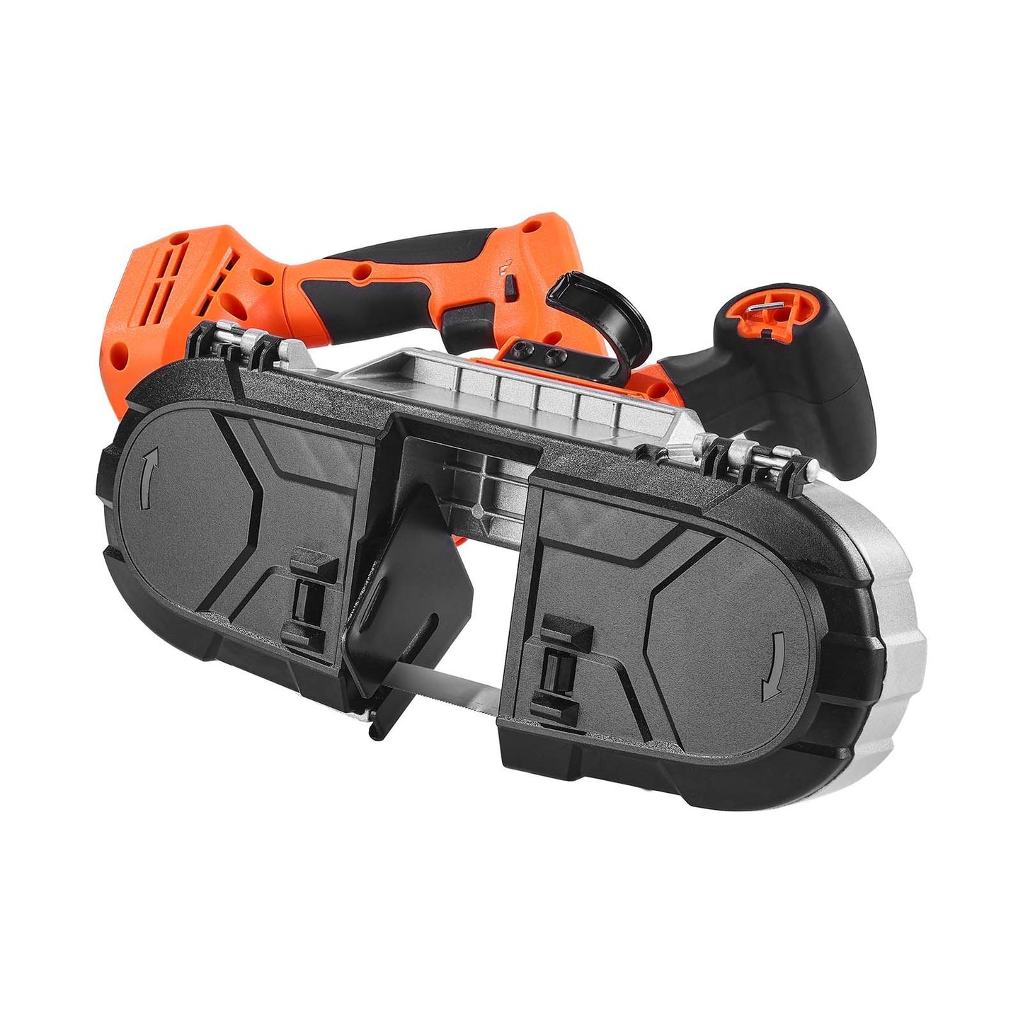 Portable Band Saw, 65 x 65 mm Cutting Depth, 360W Bandsaw with Brushless Motor, Cordless and Compact Portaband, Integrated Hang Hooks, 0-192 m/min Variable Speed for Cutting Metal, Wood (Bare Tool)