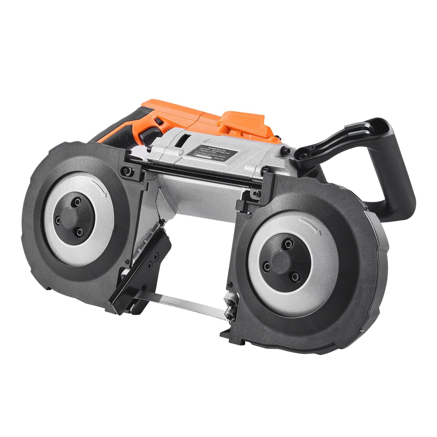 Portable Band Saw, 127 mm x 115 mm Cutting Depth, 360W Bandsaw with Brushless Motor, Cordless and Compact Portaband, Hang Hooks, 0-120 m/min Variable Speed for Cutting Metal, Wood (Bare Tool Only)