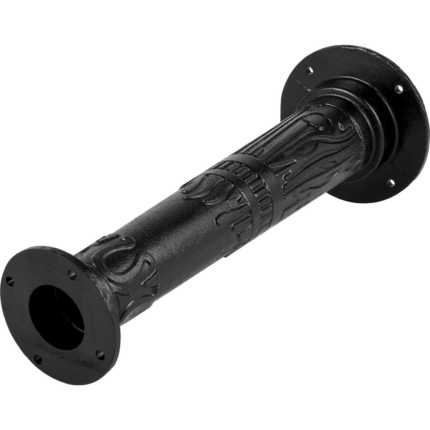 Antiker Handpumpenständer aus Gusseisen mit vorgebohrten 13-mm-Löchern (0,5 Zoll) für einfache Montage. Dieser altmodische Handpumpenständer eignet sich für Haus, Hof, Teich, Garten und den Außenbereich.