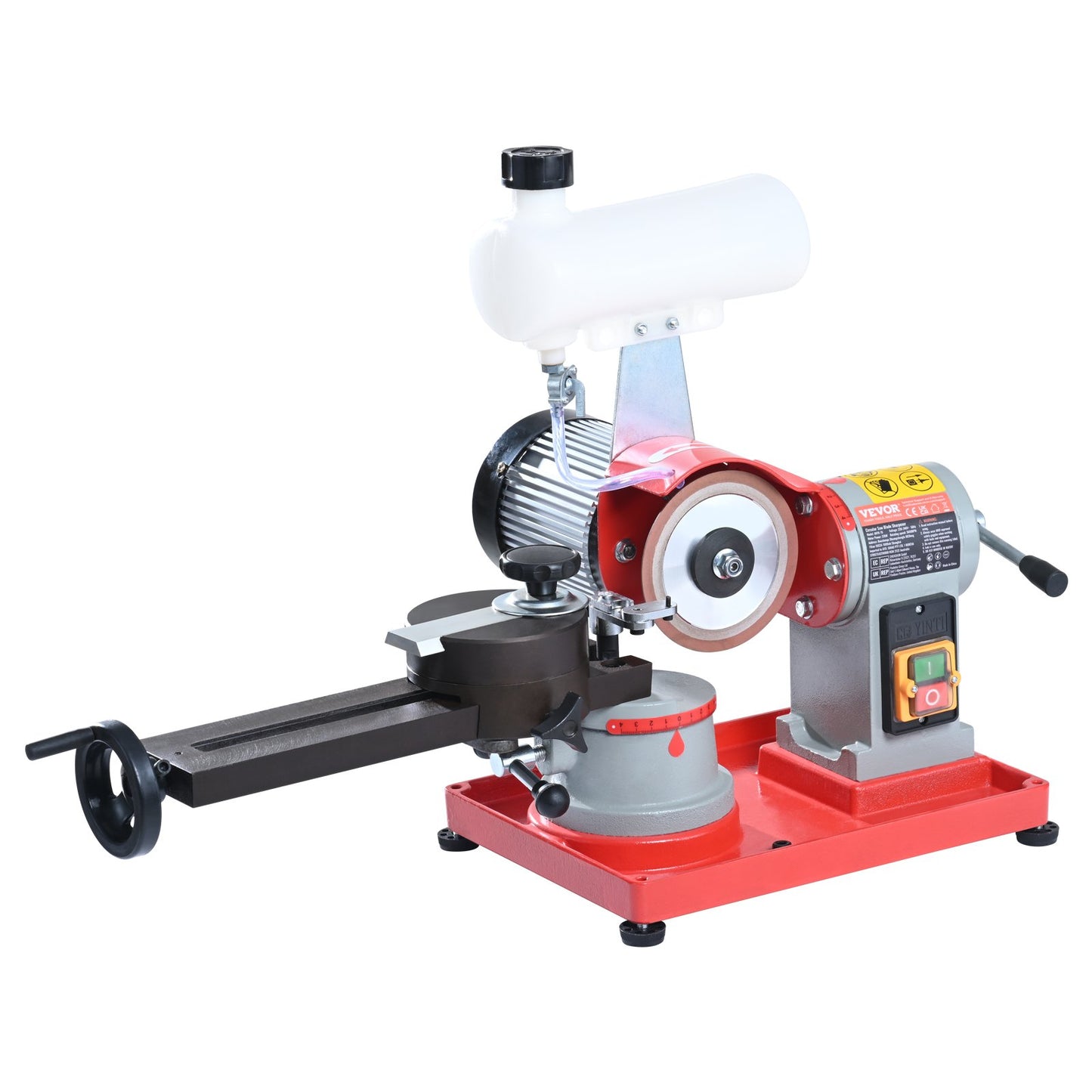 Circular Saw Blade Sharpener Grinder 370W 3600RPM with Water Tank 12.7 cm Wheel