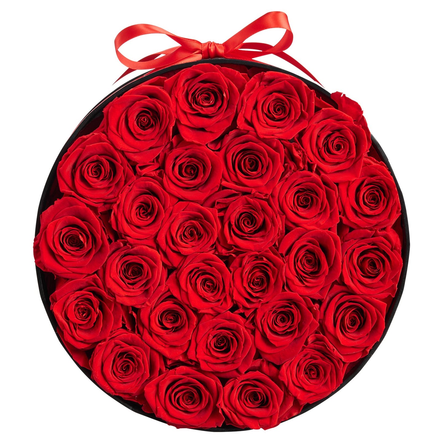 Forever Flowers, 27 konservierte Rosen in einer Box, Unsterblicher Blumenstrauß, Geburtstagsgeschenk für Frauen, Ehefrauen, Mütter, Jahrestag, Valentinstag, Weihnachten, Rot