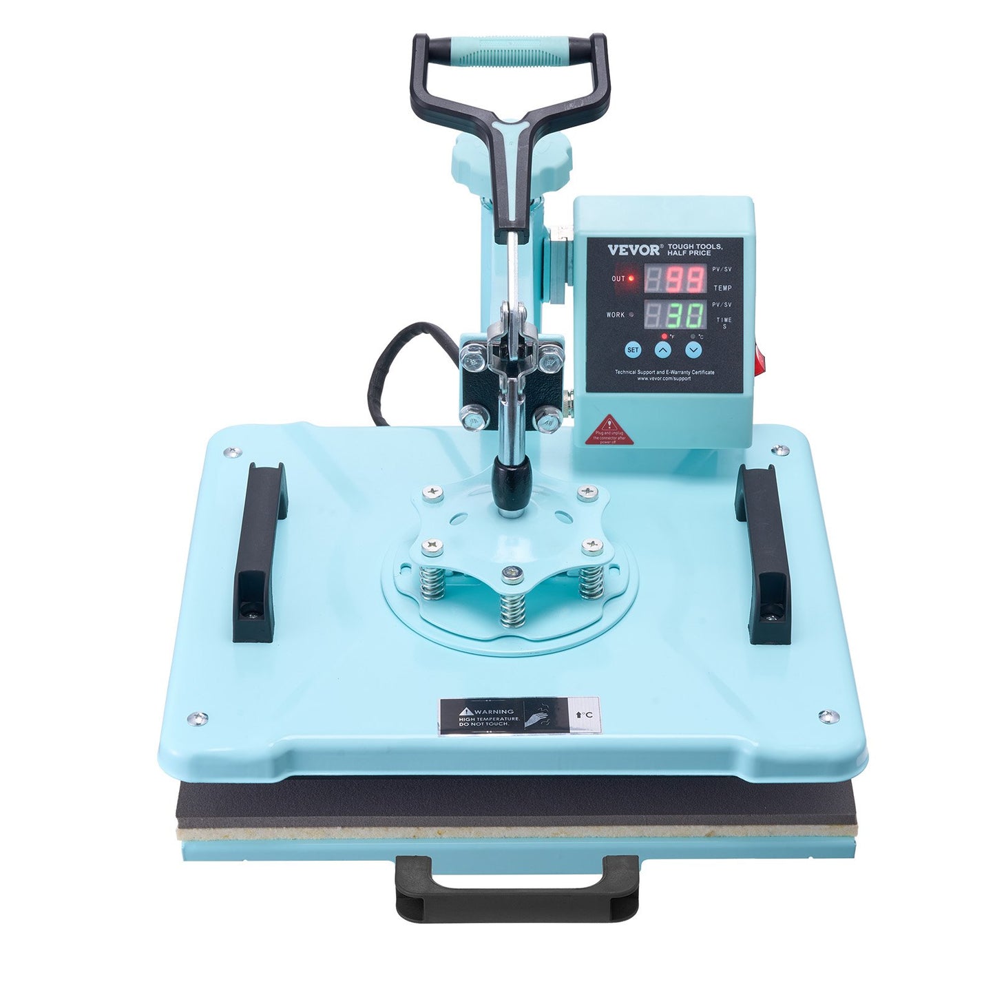 Transferpresse 300 x 380 mm 8 in 1 mit 850,5 g Trommelpresse für T-Shirts, Grün