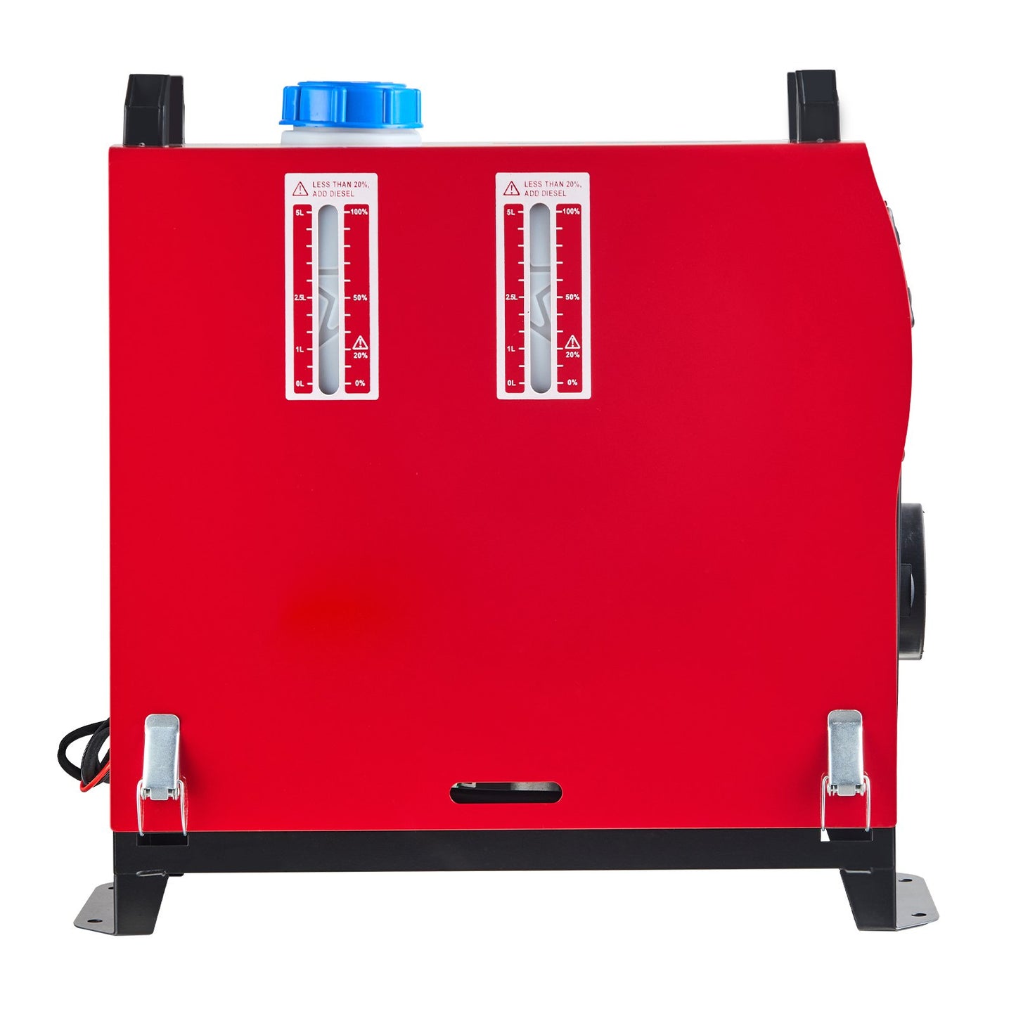 12V 5KW Diesel Heater, All-in-One Air Diesel Heater with LCD Switch & Remote Control,Diesel Air Heater,Parking Heater Muffler,Diesel Heater for Trucks Car Boat Caravan SUV (1 Hole)