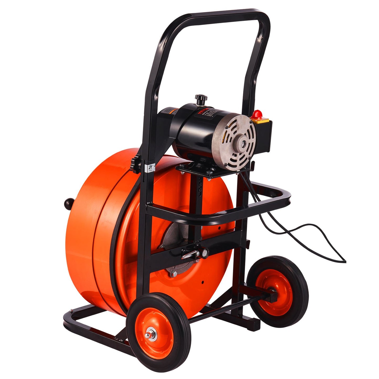 Elektrische Rohrreinigungsmaschine mit Spirale, 30,5 m x 19 mm, automatischer Vorschub