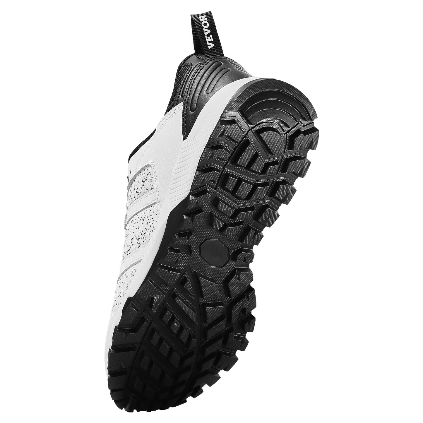 Cross-Training-Schuhe, Sneaker in Weite M, UK-Größe 10, Schuhe mit breiter Zehenbox, Fußgewölbeunterstützung und verstellbarer Schnürung, Trainingsschuhe zum Laufen, Turnen, Gassigehen und Gewichtheben (Weiß)