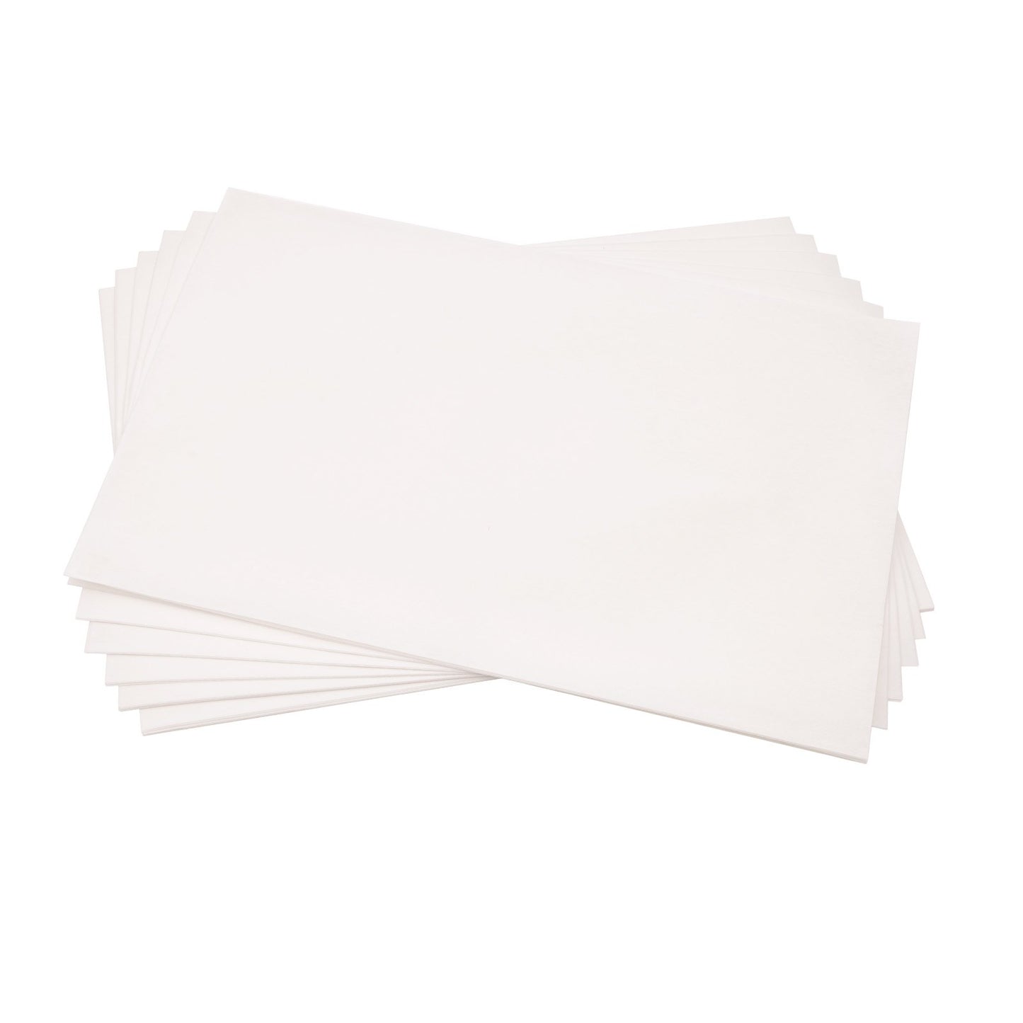 Frittierfilterpapier, 100 Blatt, 65,3 x 42,9 cm, Ersatzfilterblätter für 55-Liter-Gewerbefritteusen, geeignet für Restaurants, Schnellimbisse und Imbissstände auf Jahrmärkten.